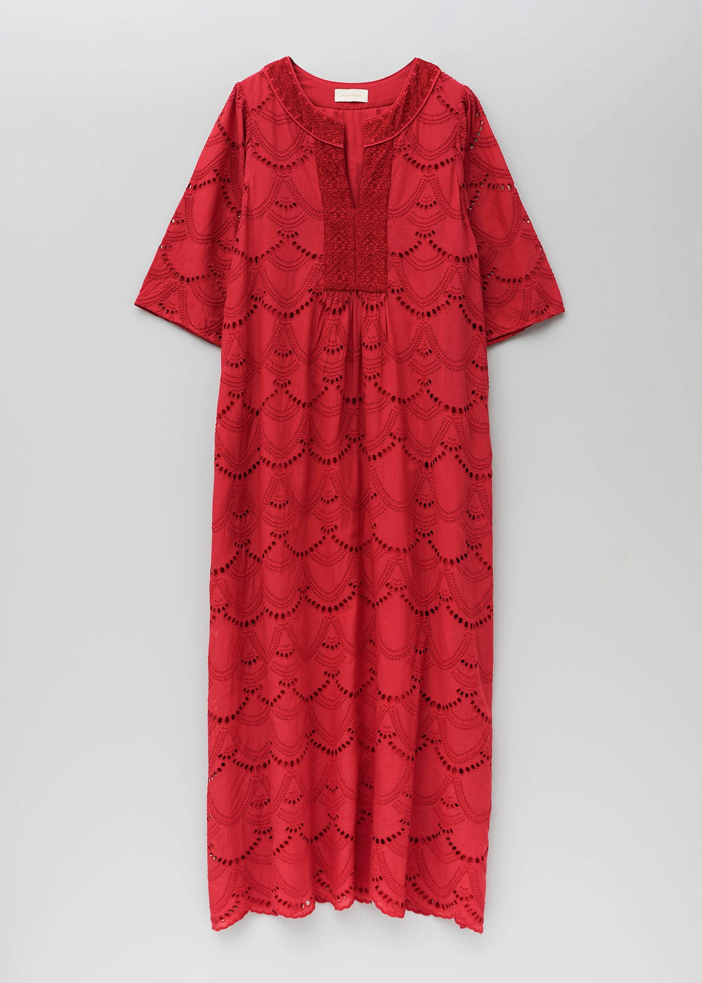 Cotton Voile Dot Hemla Dress