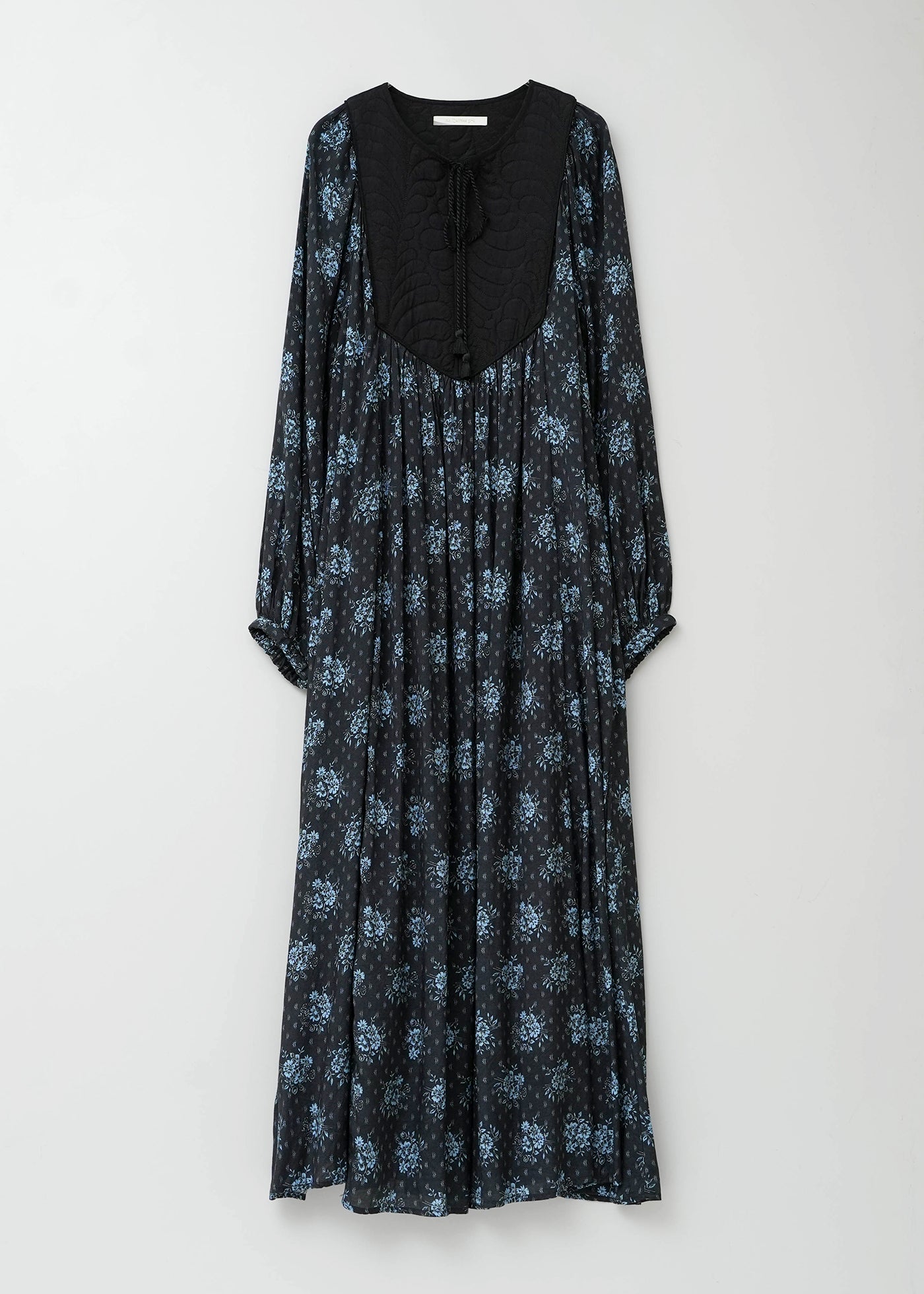 Shantoon Jacquard Poppy Print Yoke Dress