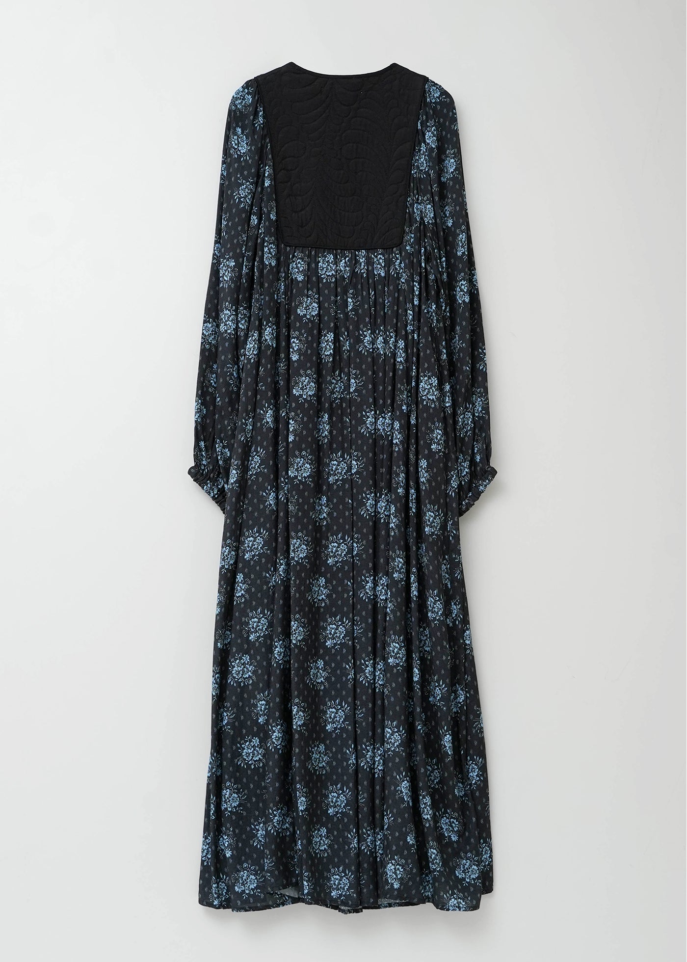 Shantoon Jacquard Poppy Print Yoke Dress