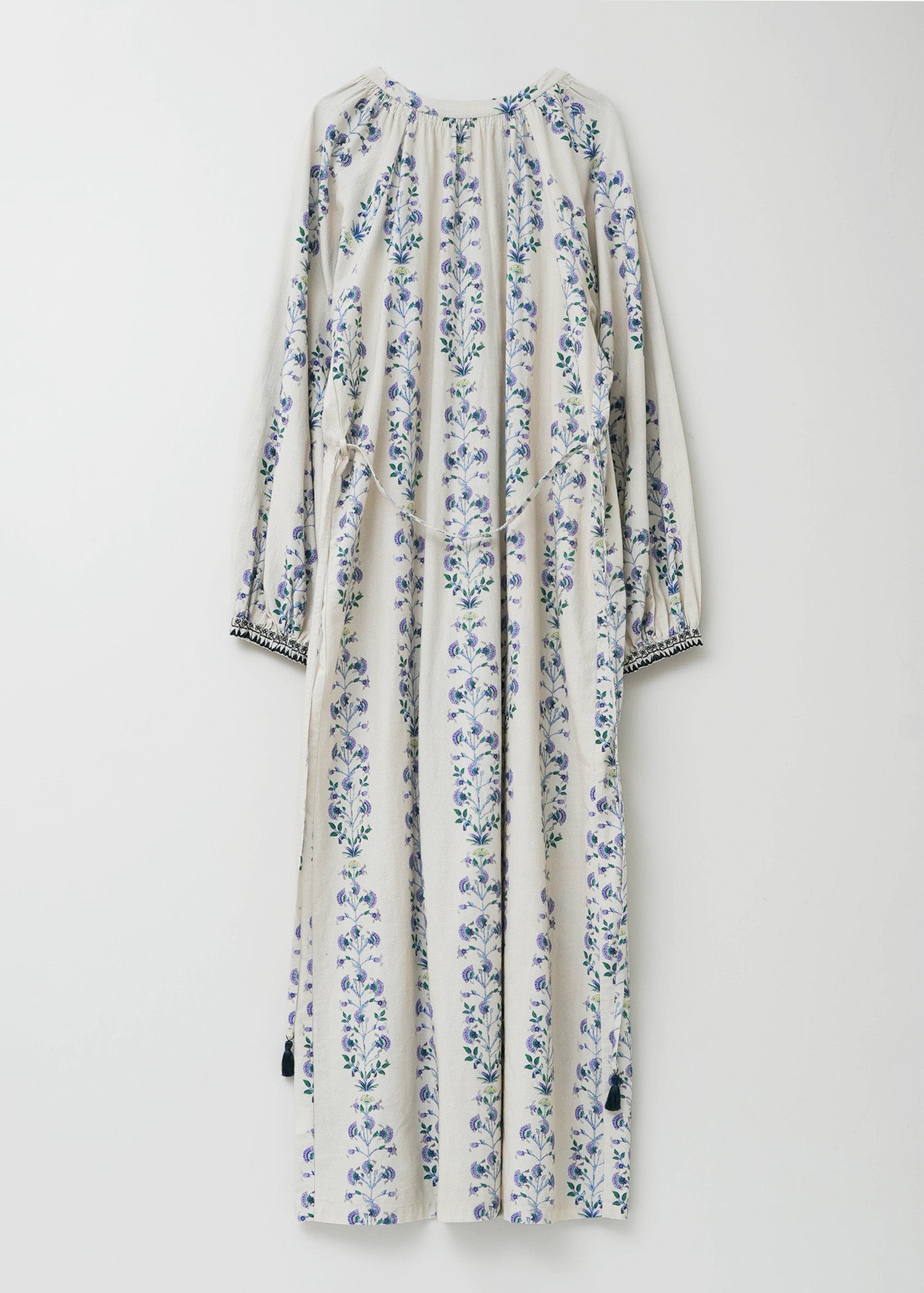 Crimp Cotton Bergamot Print Dress
