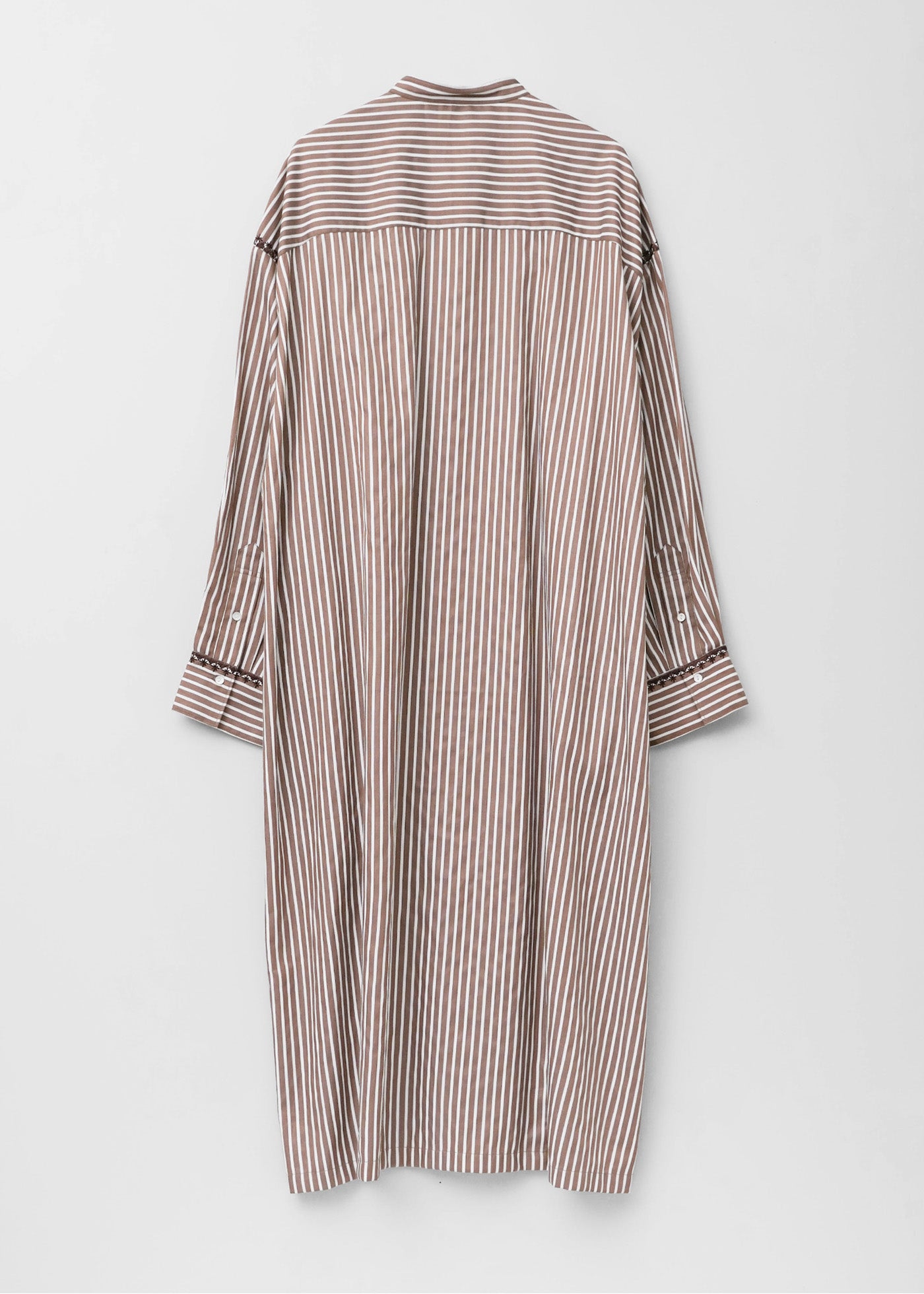 【7/22 10時発売】Poplin Stripe Shirts Kurta Dress