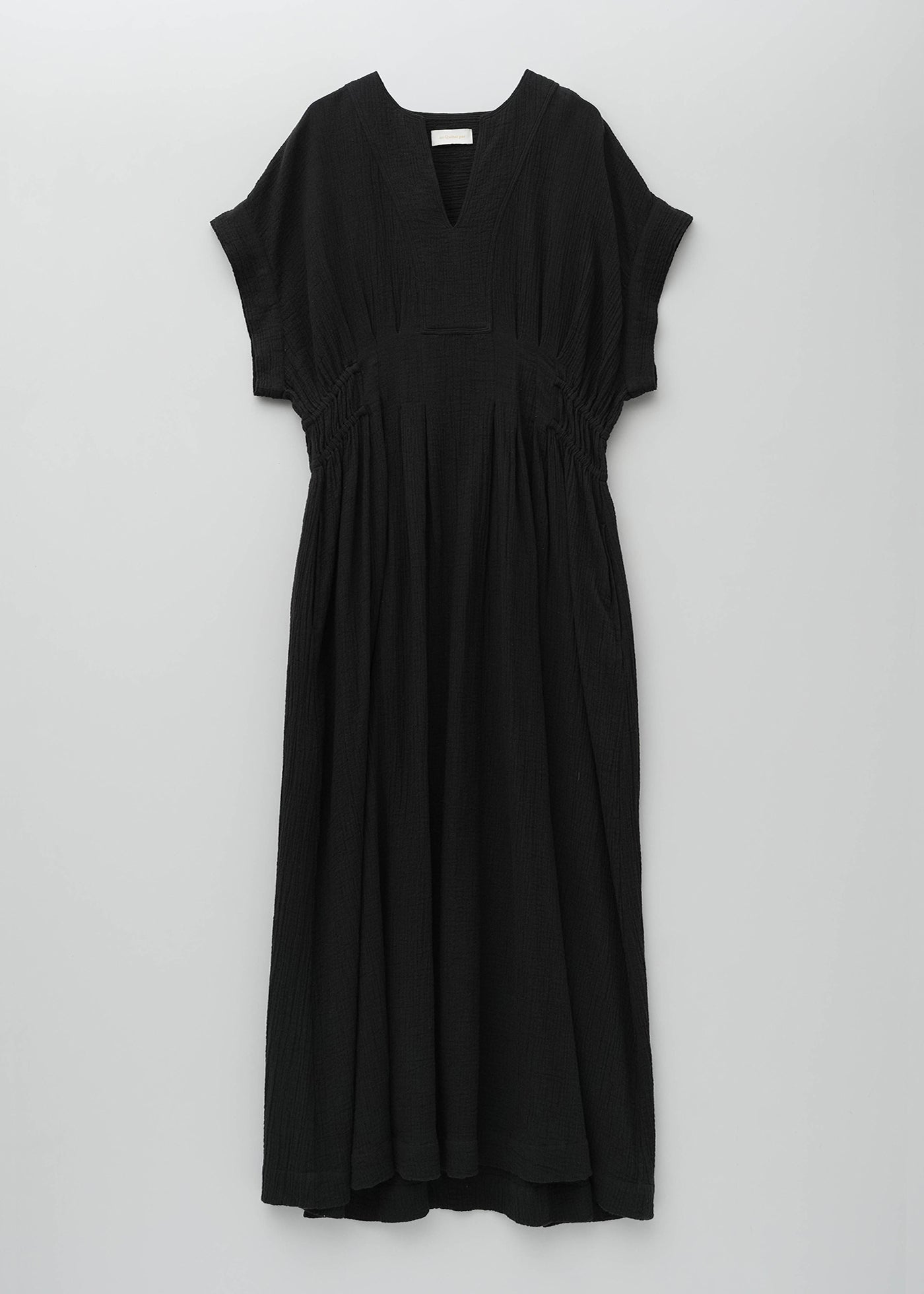 【6/10 10時発売】Cotton Double Gauze Tuck Dress