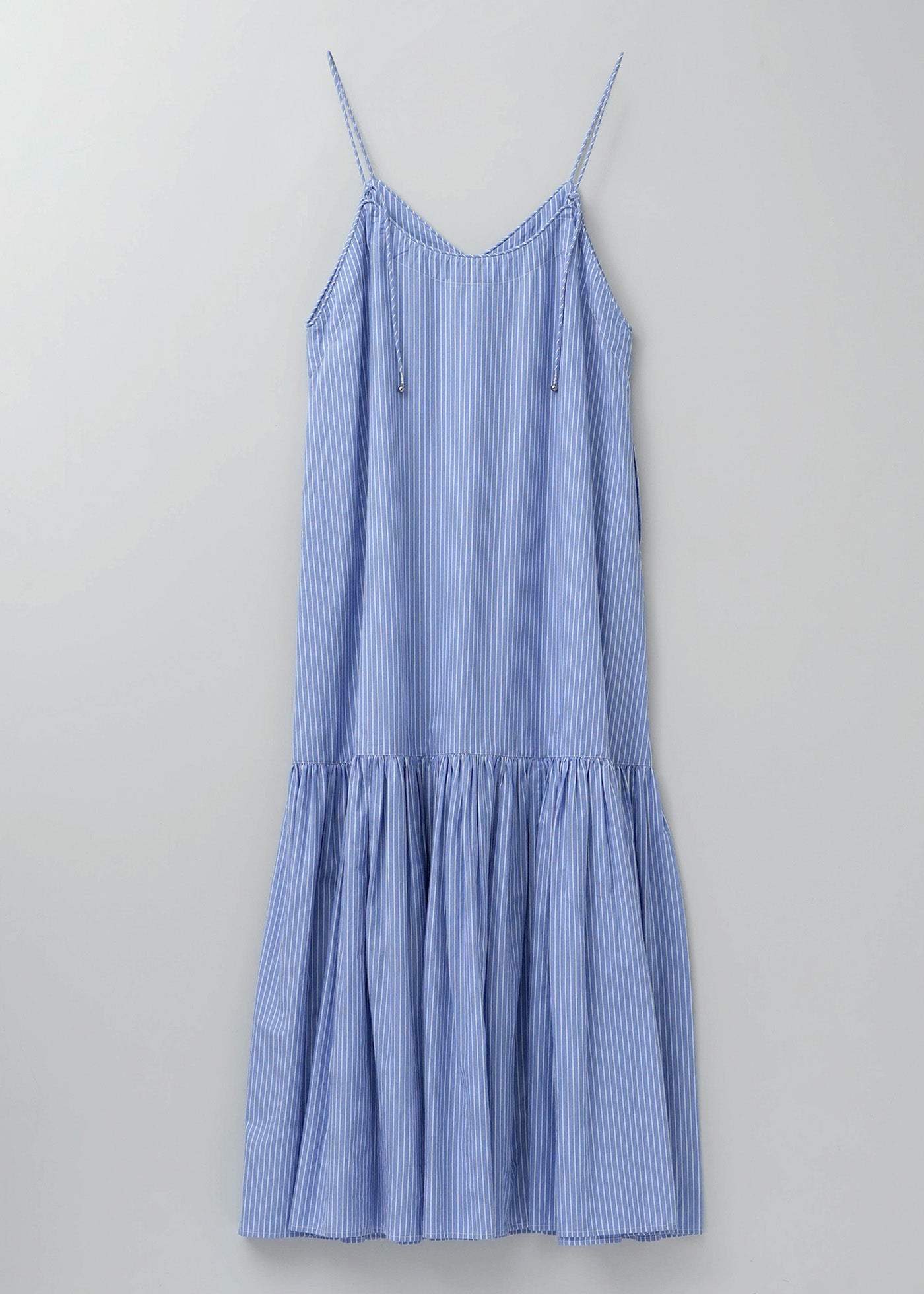 Cotton Poplin Mimosa Embroidery Cami Dress