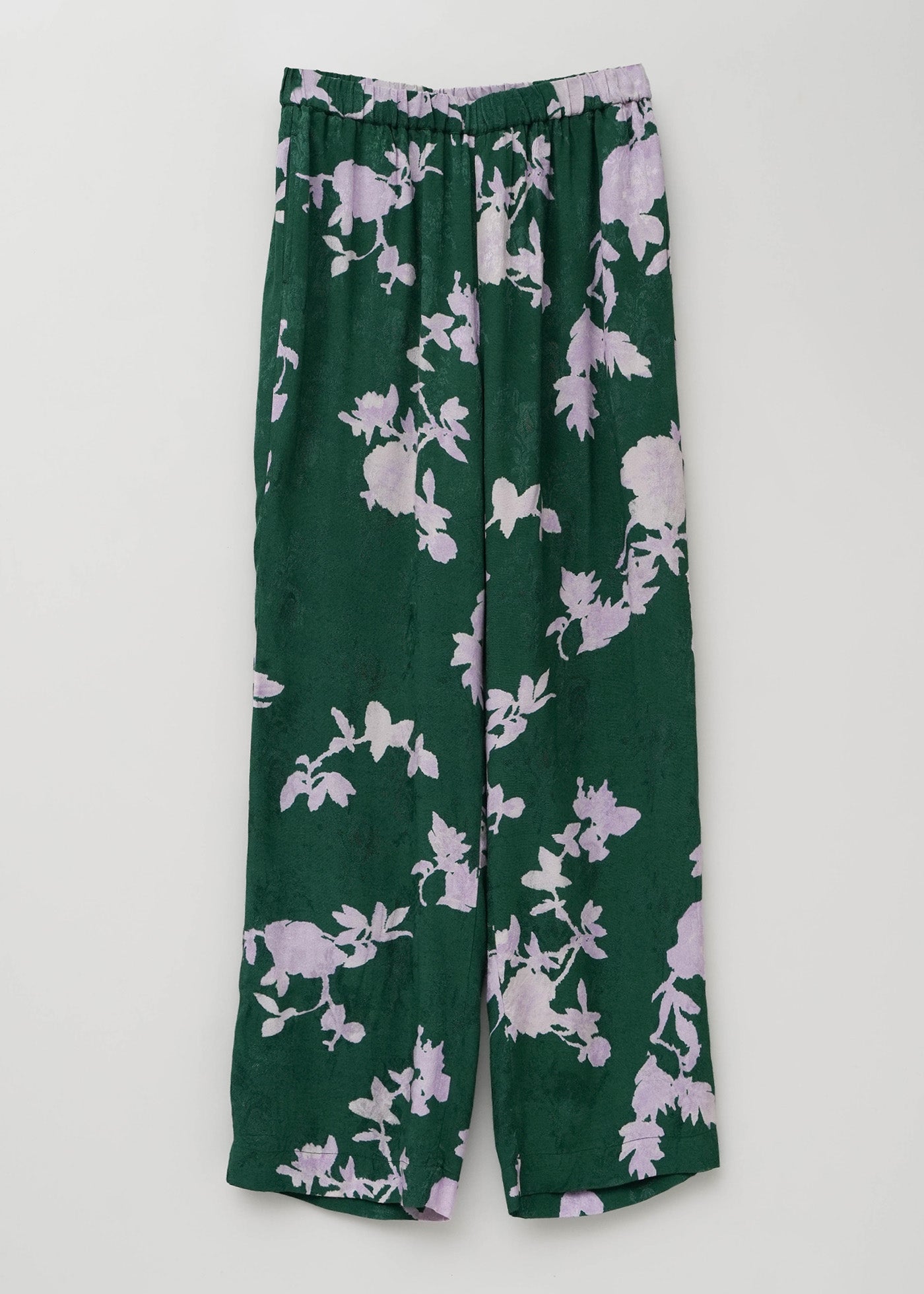 Shantoon Jacquard Rose Print Pants