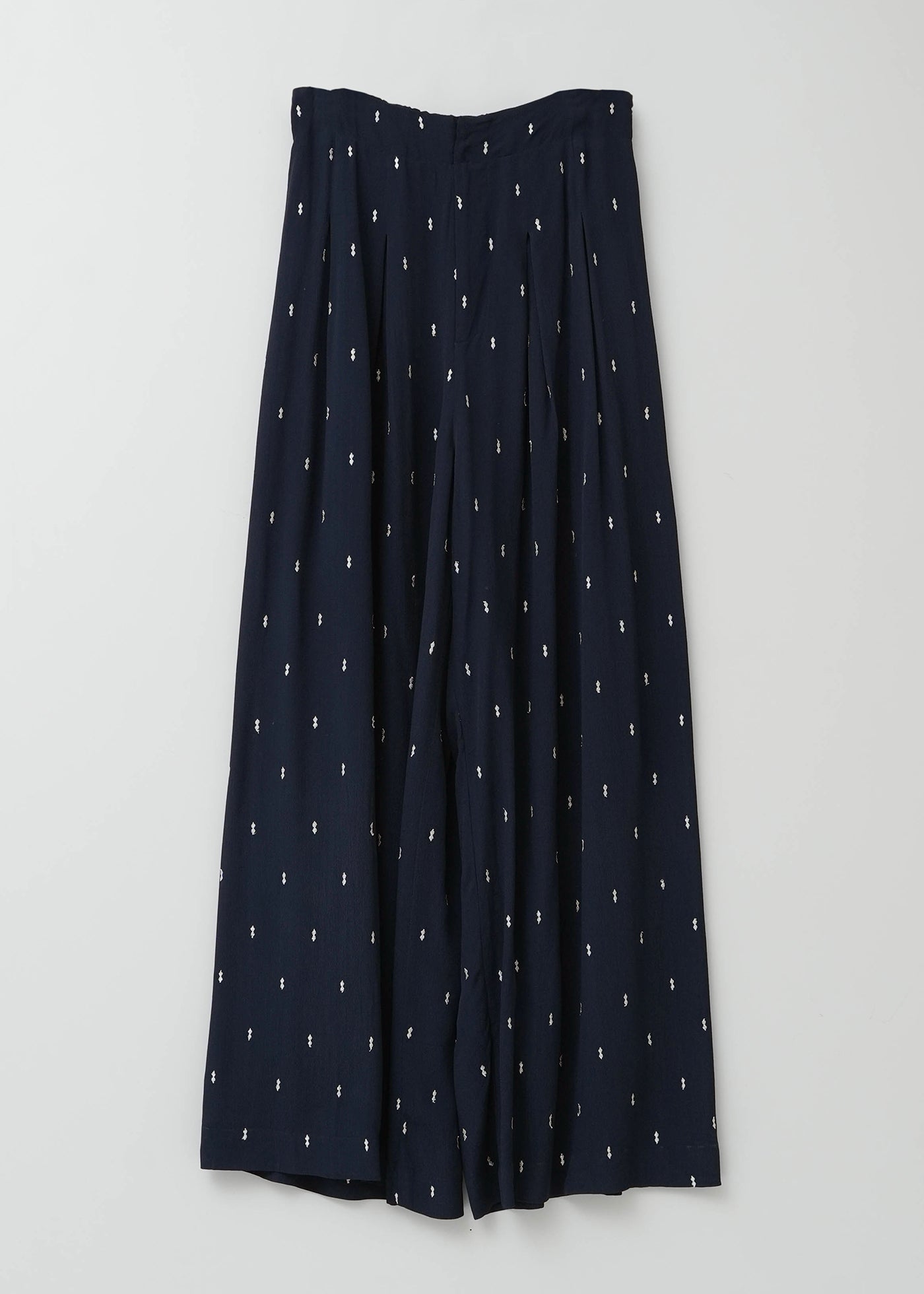 Moss Rayon Dia Embroidery Pants