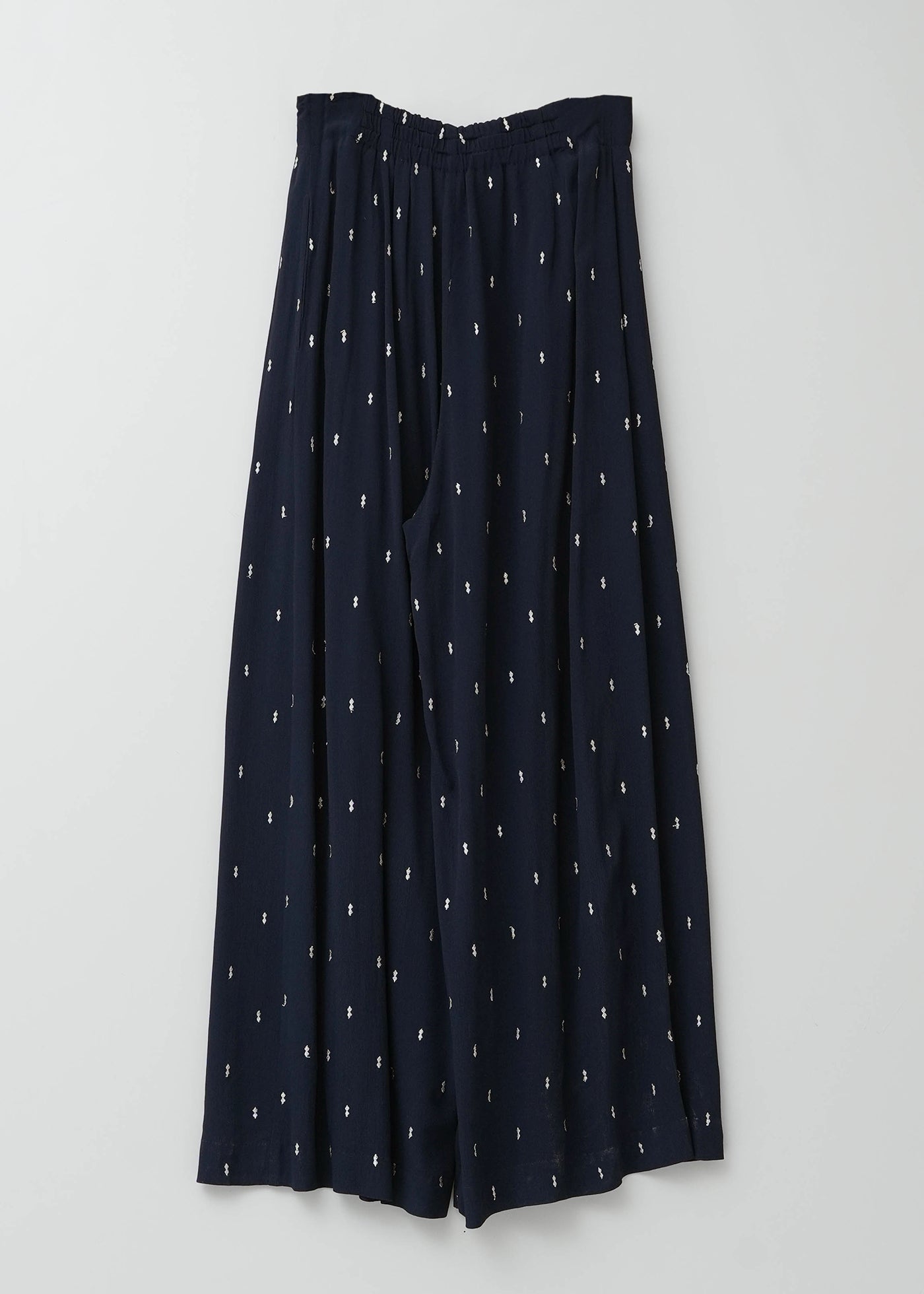 Moss Rayon Dia Embroidery Pants