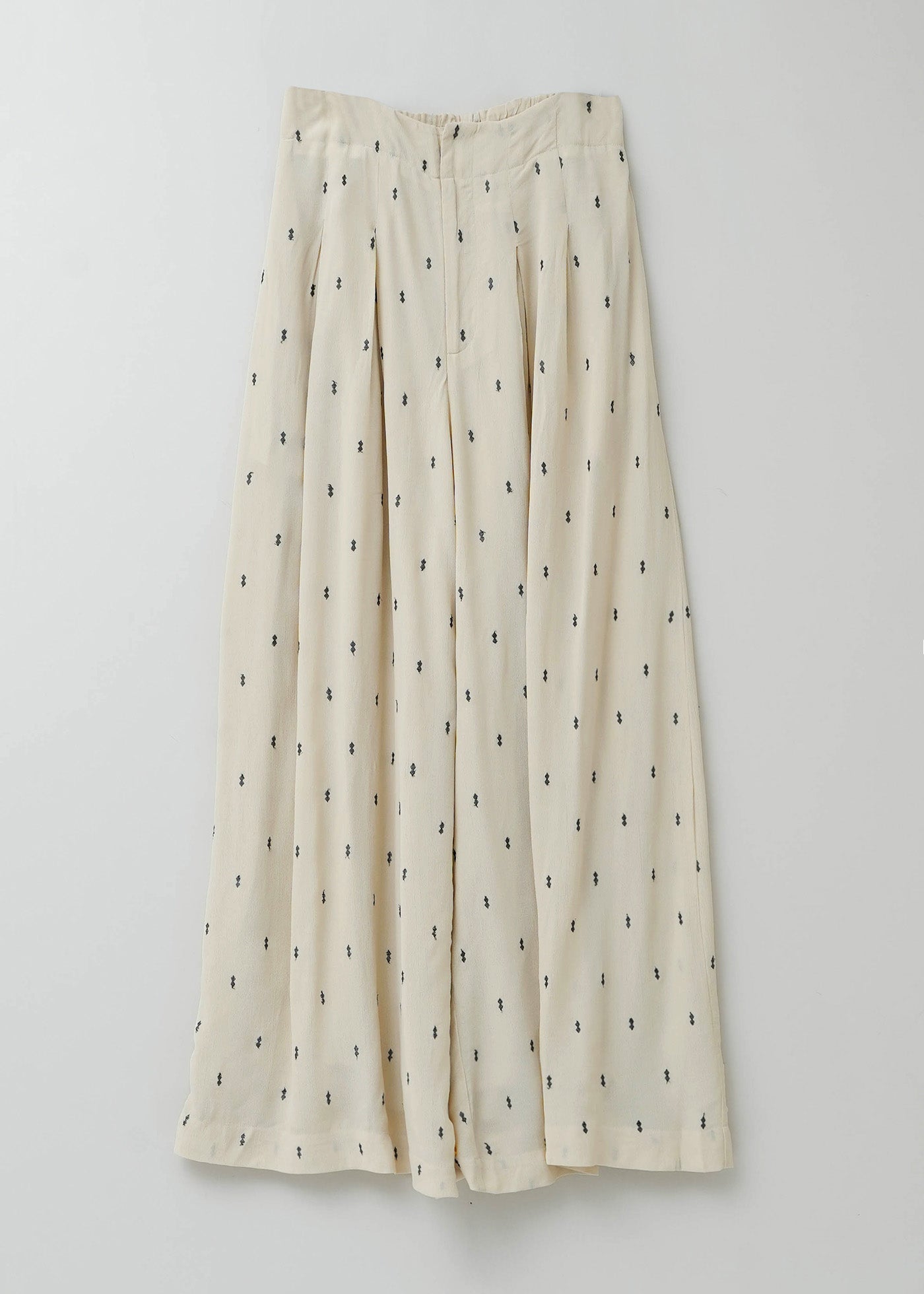 Moss Rayon Dia Embroidery Pants