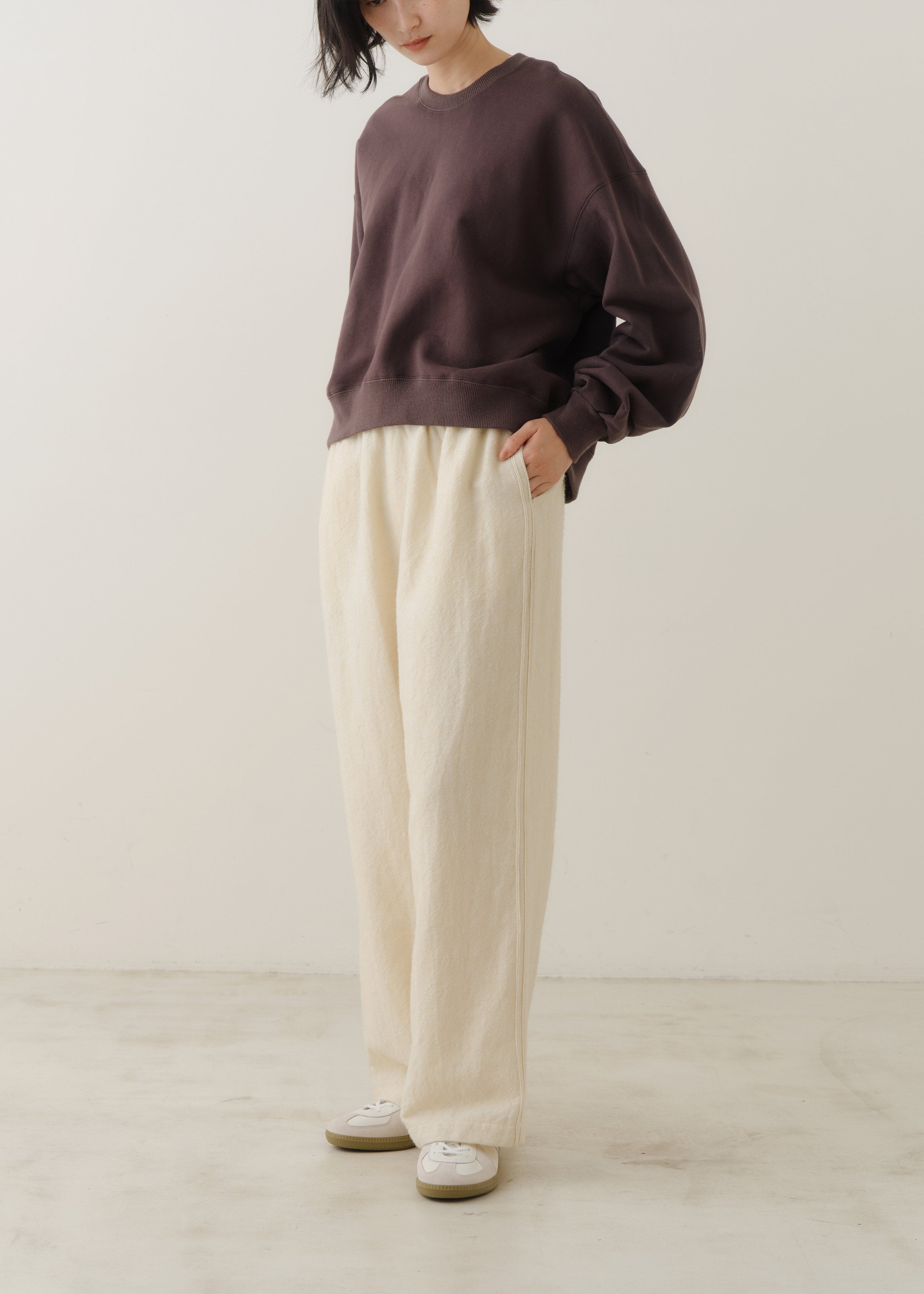 【10月上旬お届け予定】Wool Jacquard Embroidery Pants