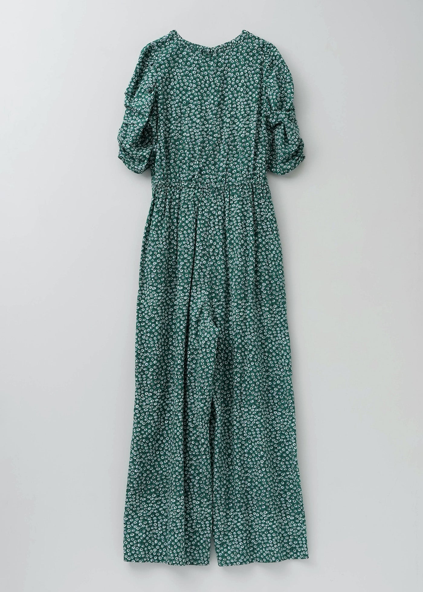 【6月上旬お届け予定】Cotton Dobby Stripe Flower Print All In One