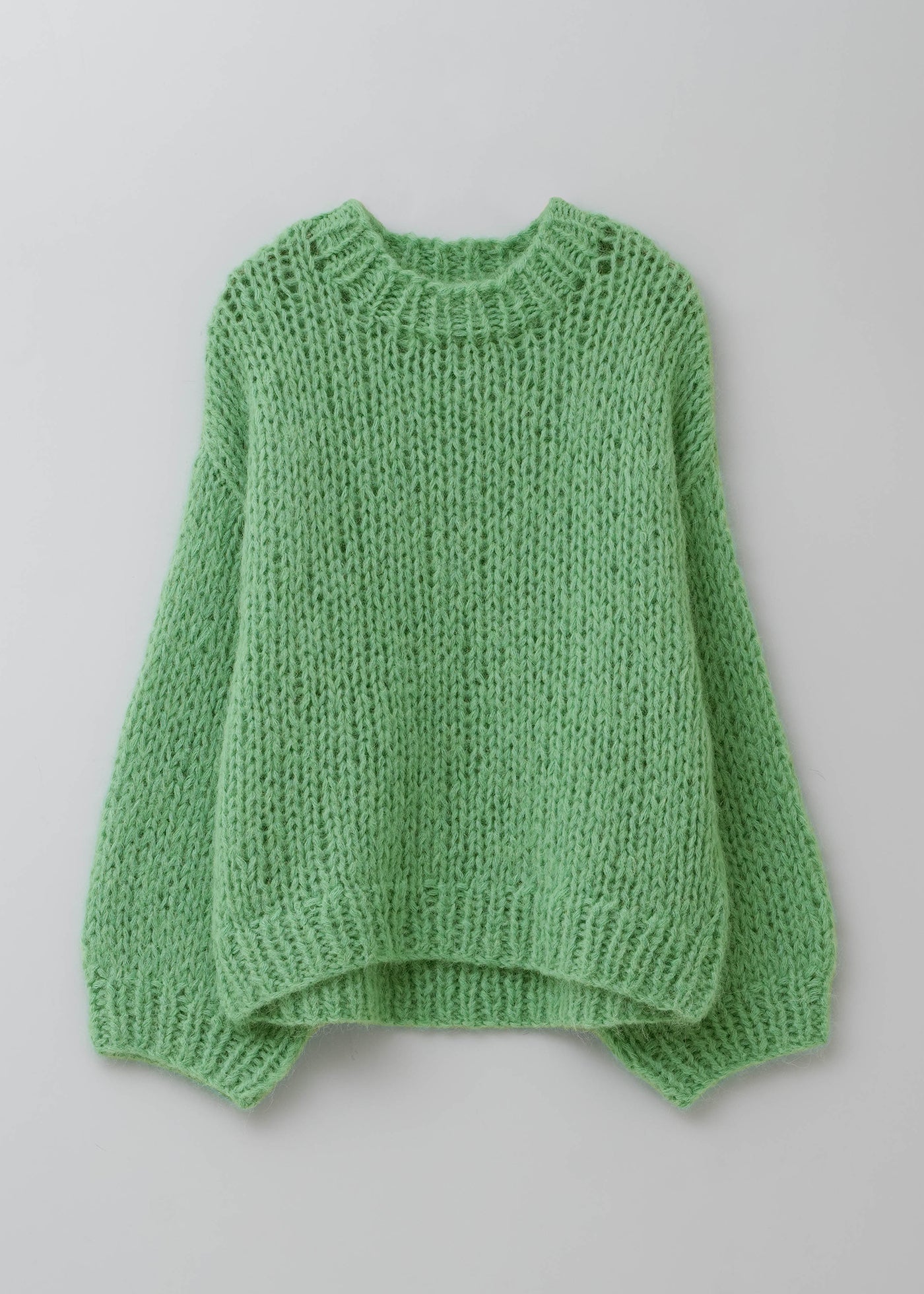 Mohair Mix Hand Knit Pullover | Pasand by ne Quittez pas | パサン