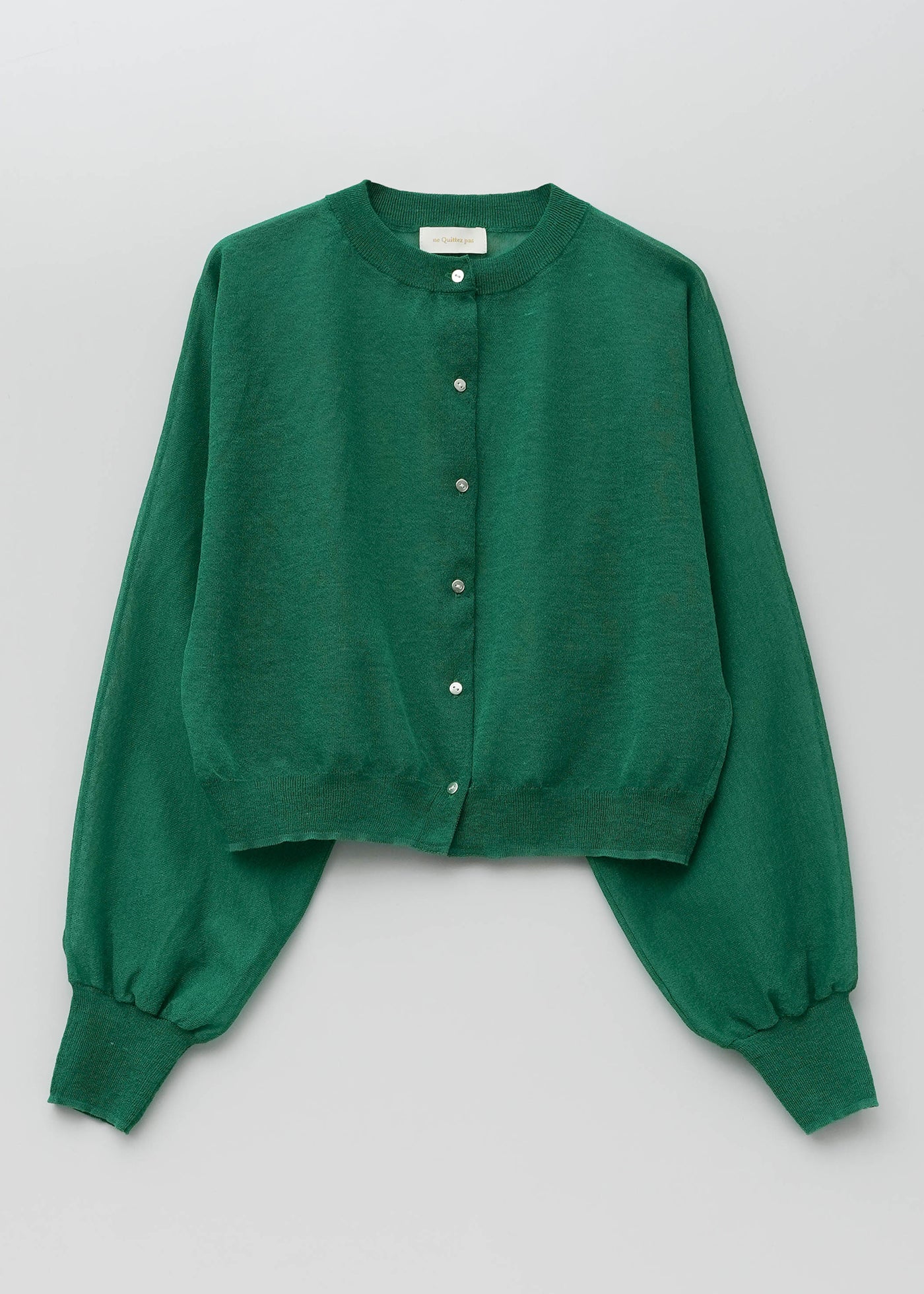 【5/21 10時発売】Ramie Mix Sheer Cardigan
