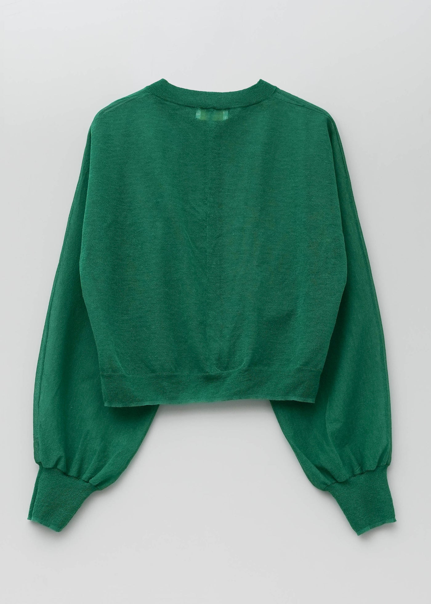 Ramie Mix Sheer Cardigan