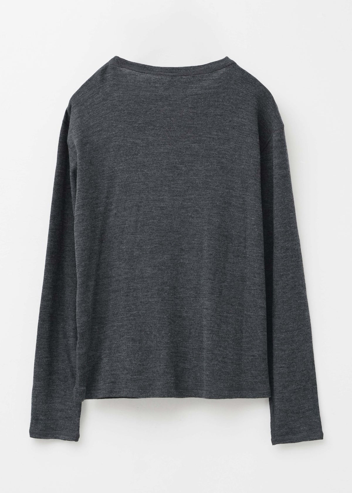 【9/24 10時発売】Wool Gauze Jersey Crew Neck Top