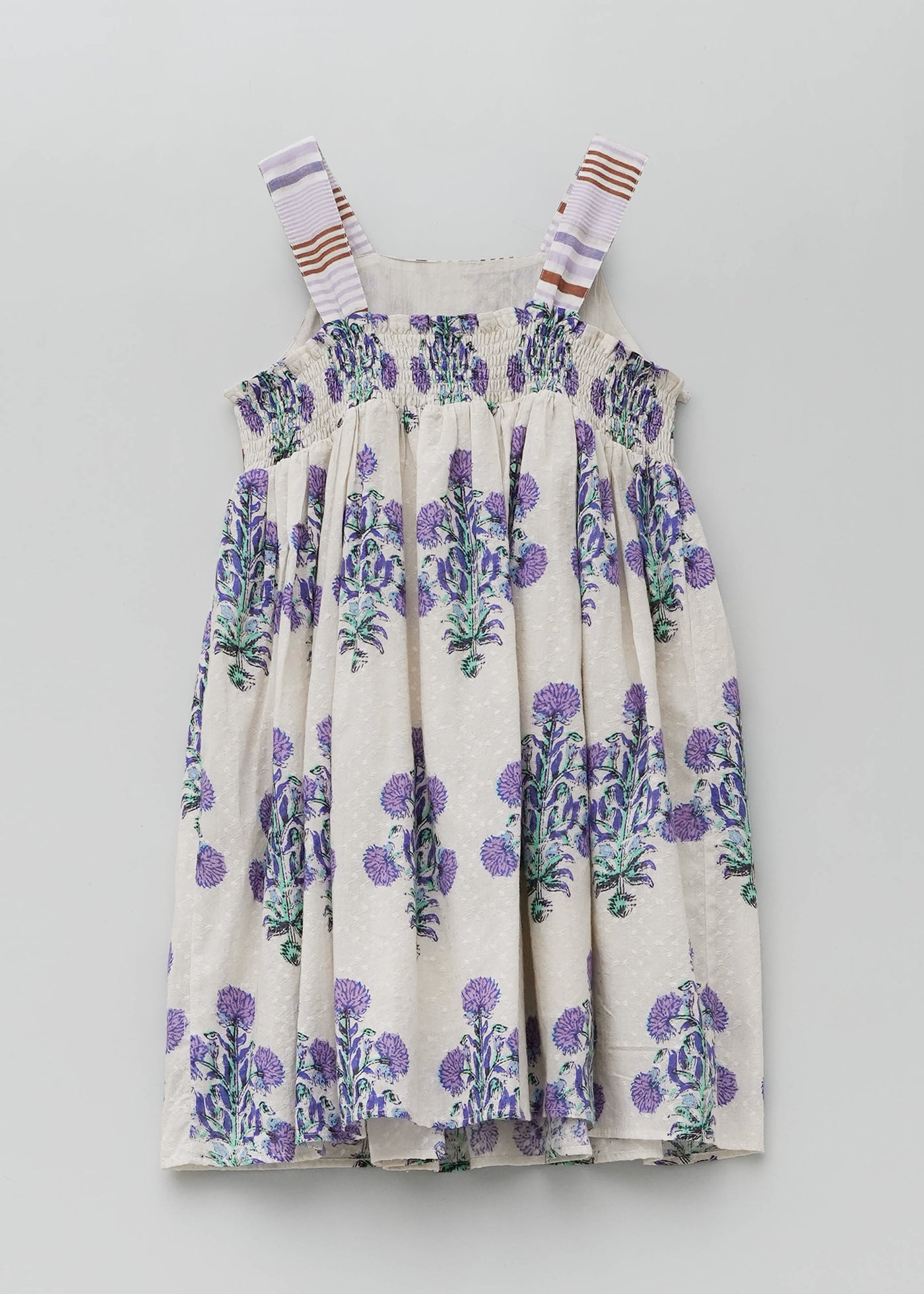 【8/5 10時発売】Cotton Jacquard Marigold Print Kids Dress