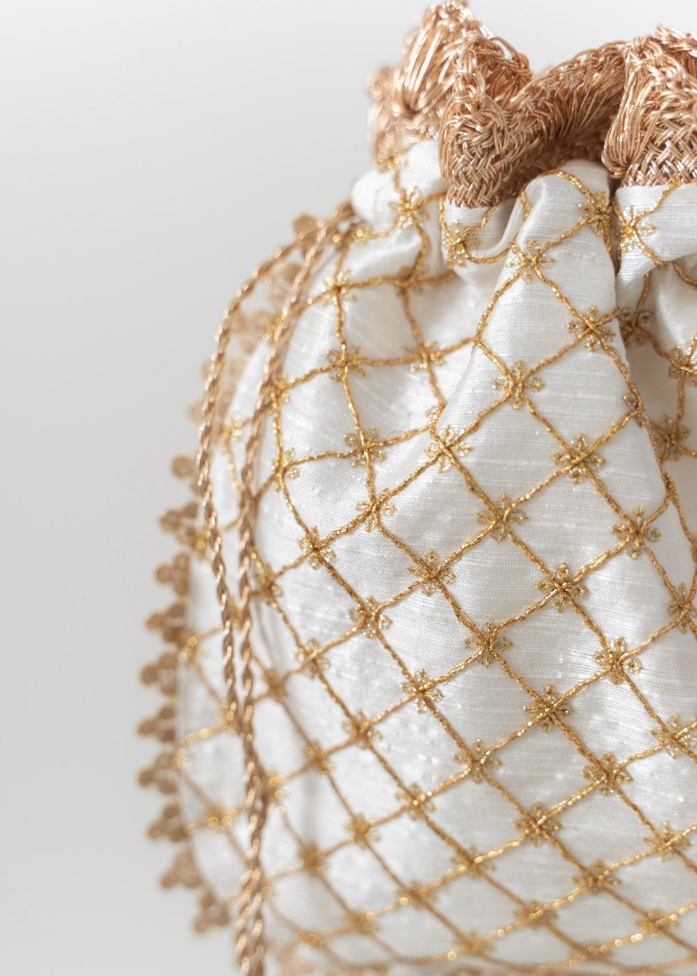 Full Embroidery Shoulder Bag