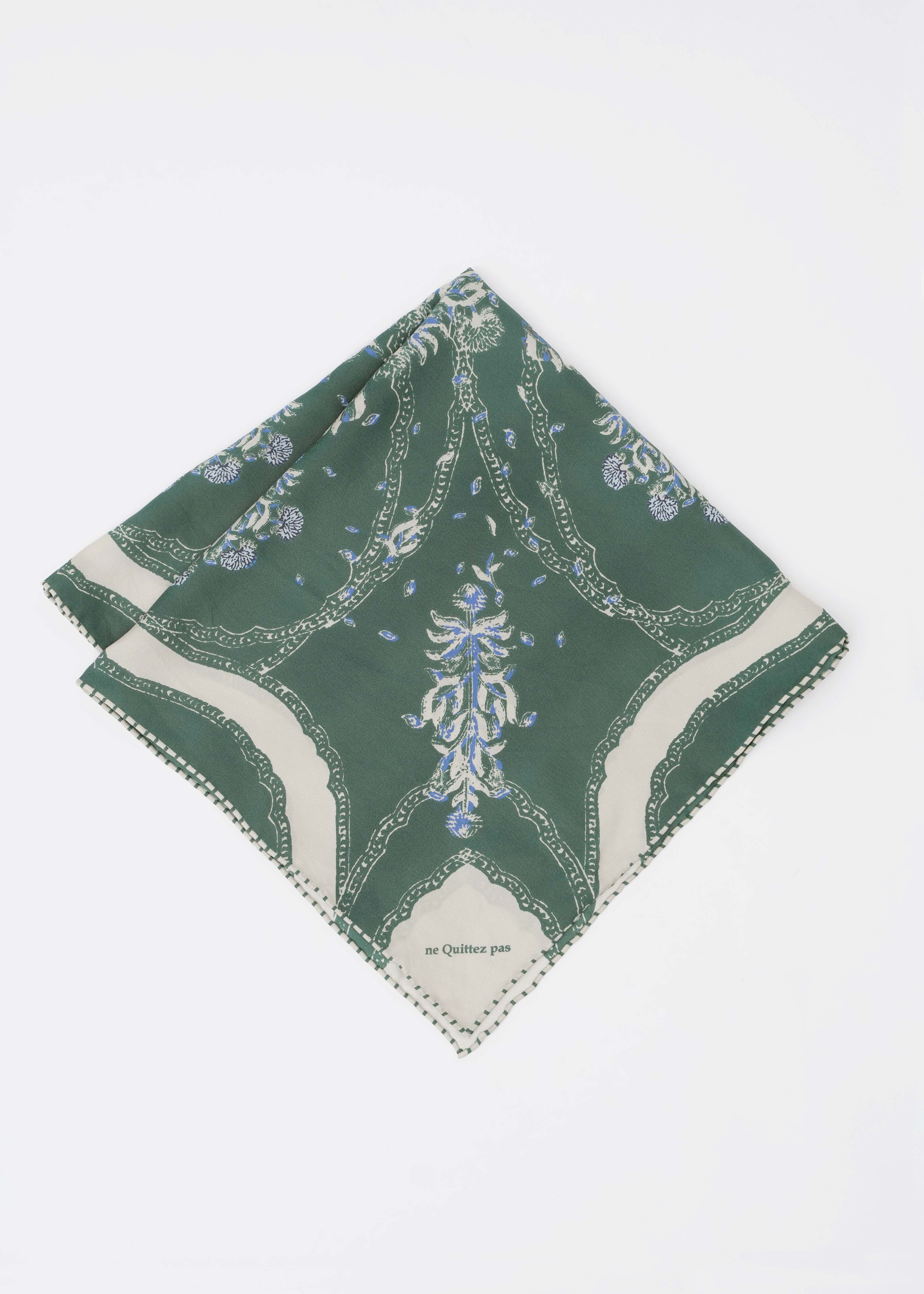 【8/5 10時発売】Silk Marigold Print Scarf