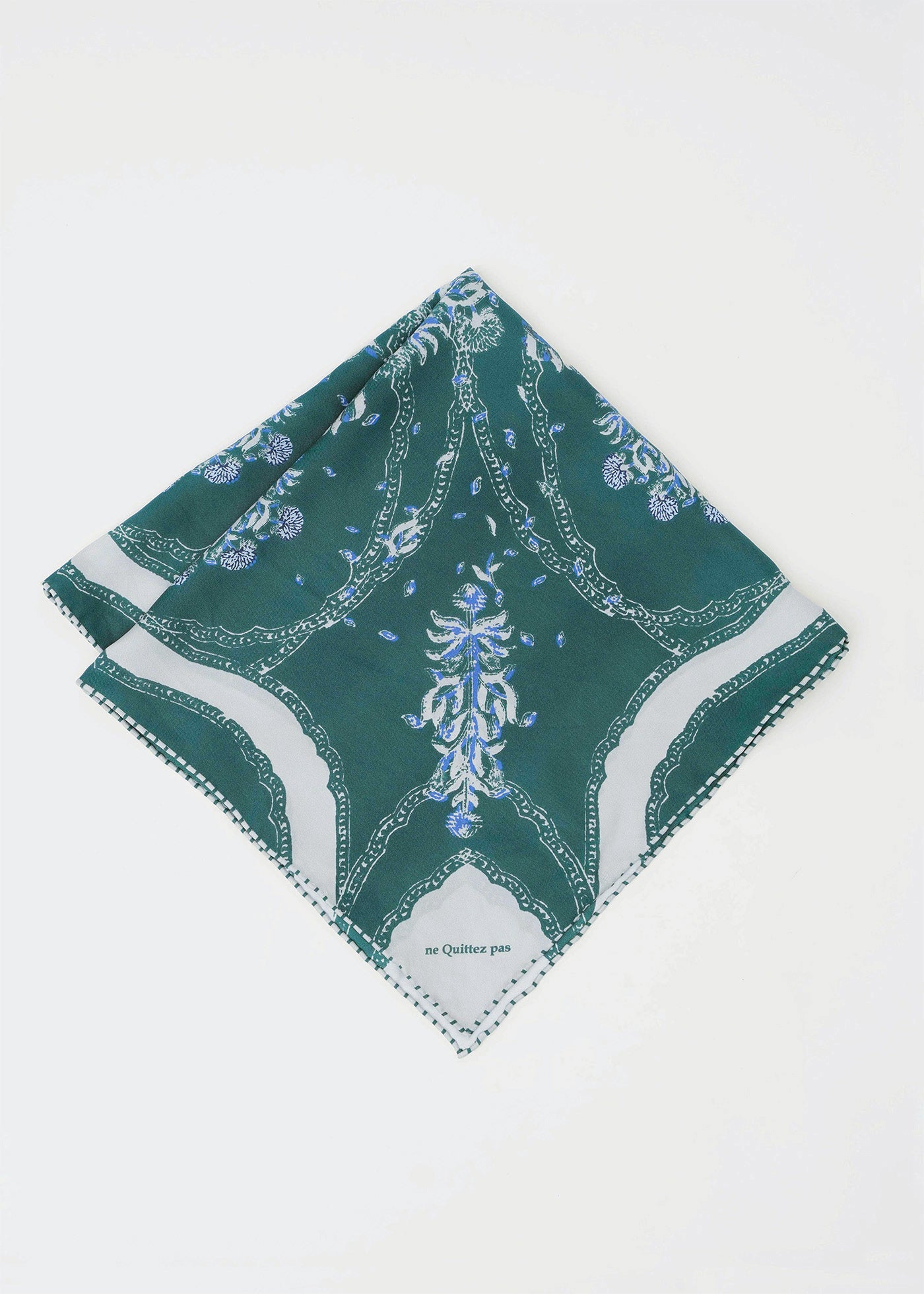 Silk Marigold Print Scarf