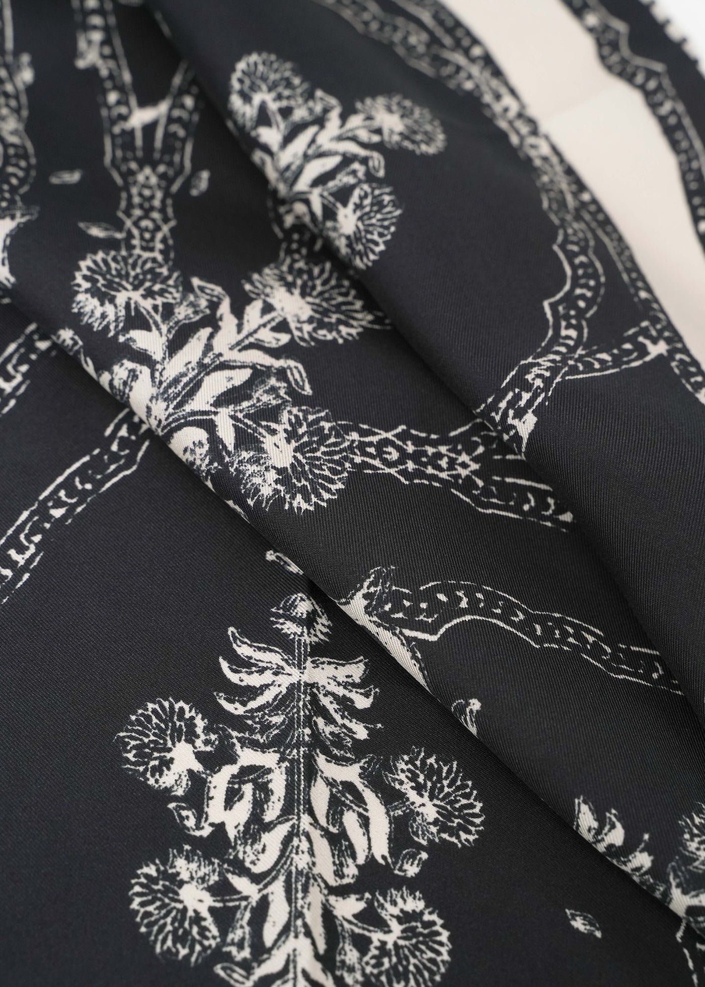 【8/5 10時発売】Silk Marigold Print Scarf