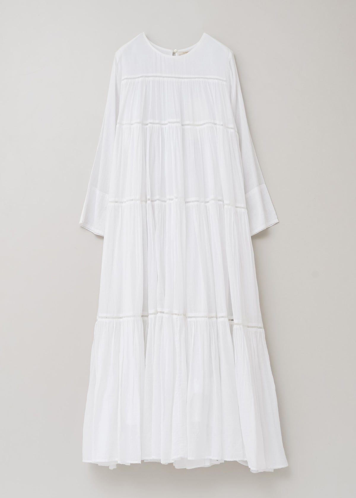 Cotton Voile Tiered Maxi Dress | Pasand by ne Quittez pas | パサン 