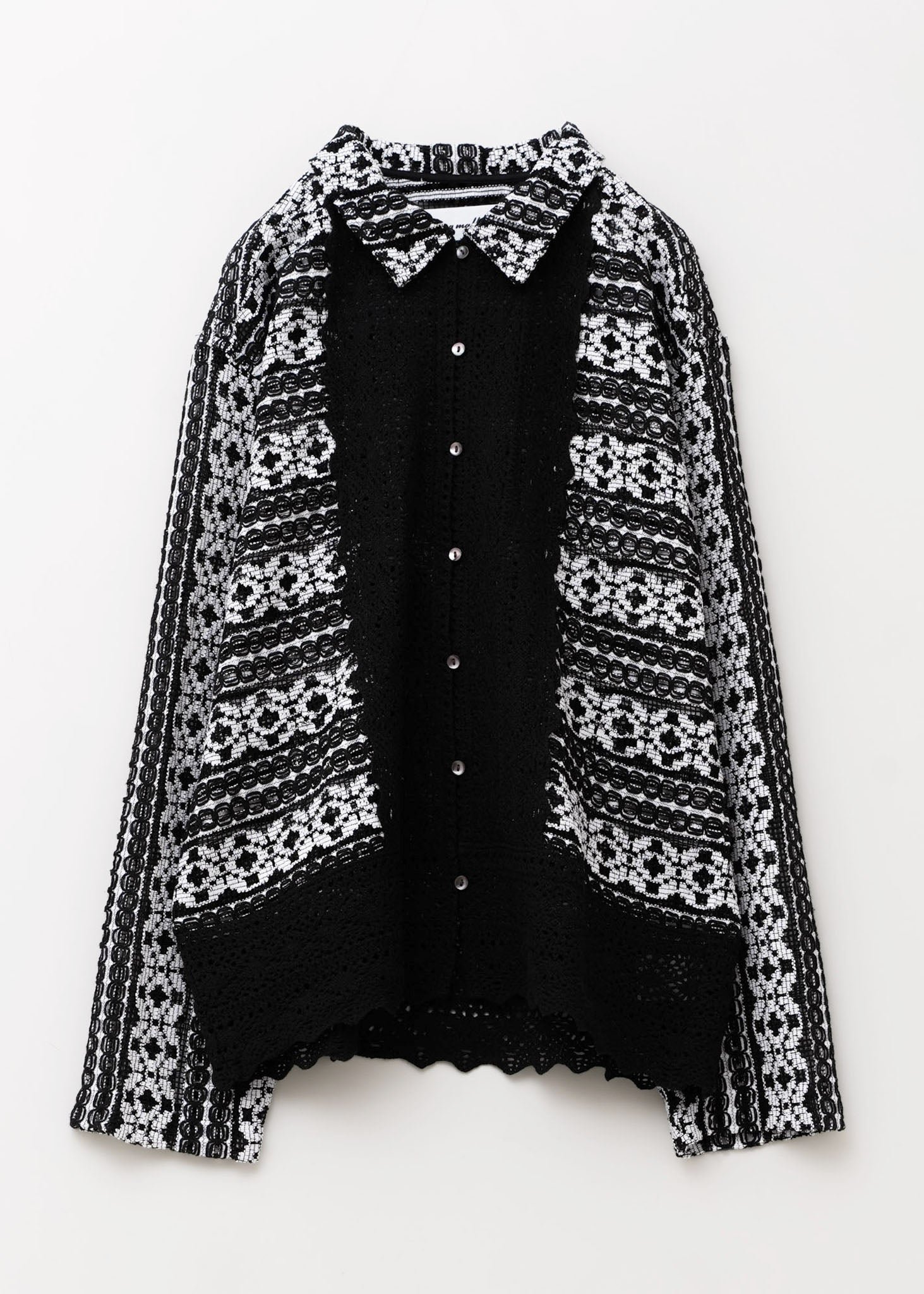 Cotton Border Lace Top