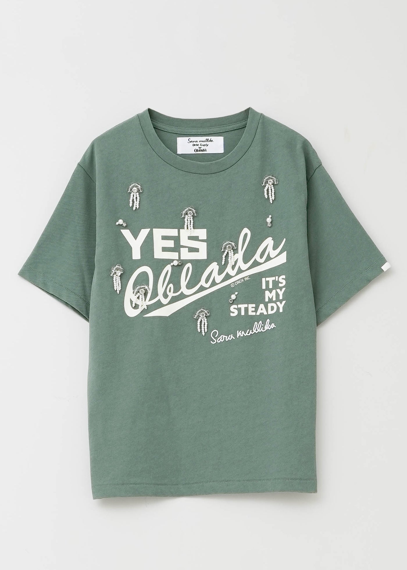 Beads Embroidery T-Shirt