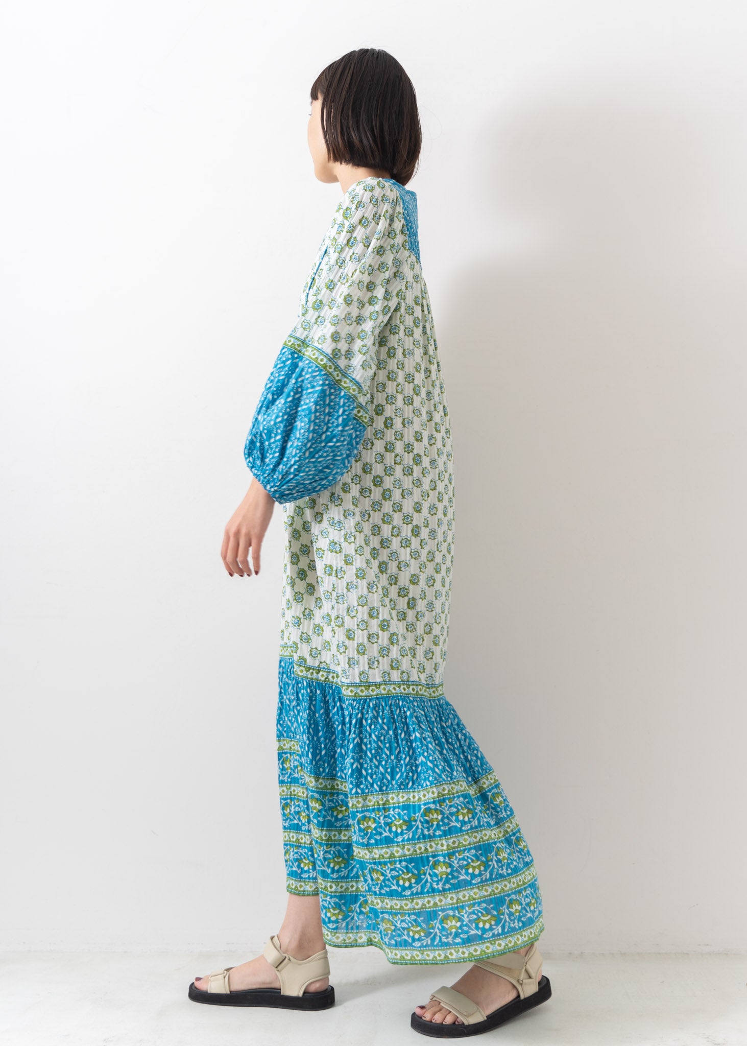 Cotton Kika Ethnic Print Dress