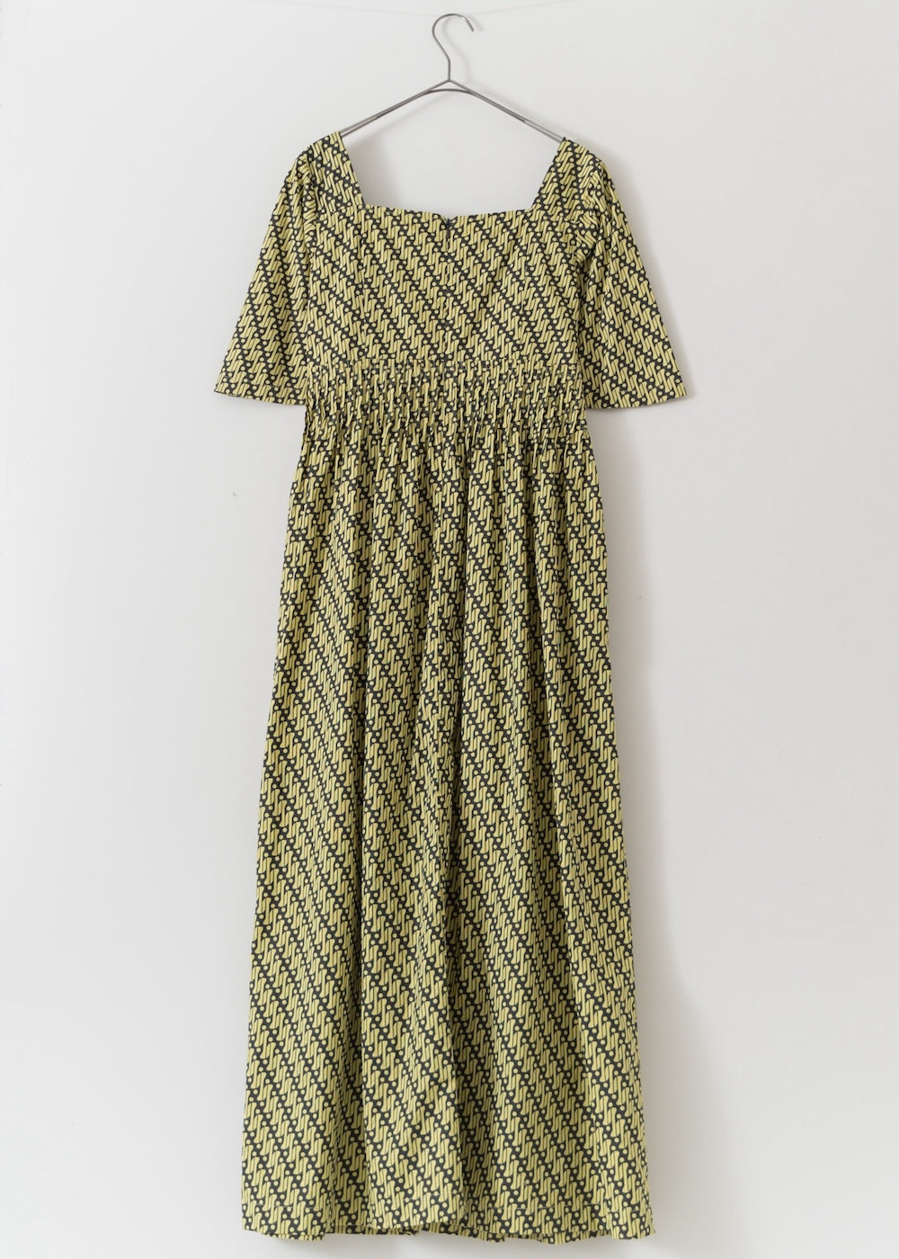 Geometric Pattern Sleeve Dress