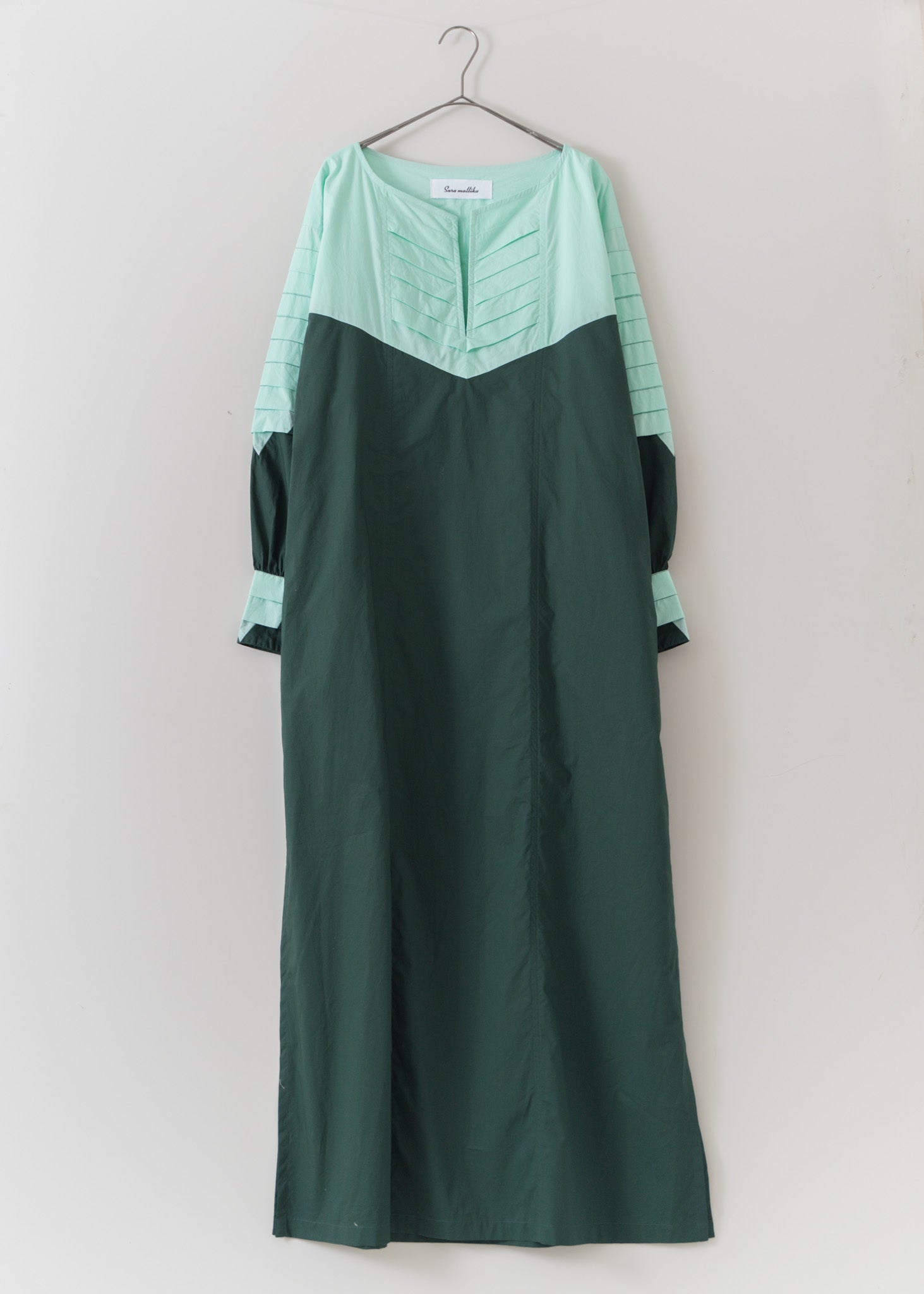 Tuck Hand Patchwork Dress