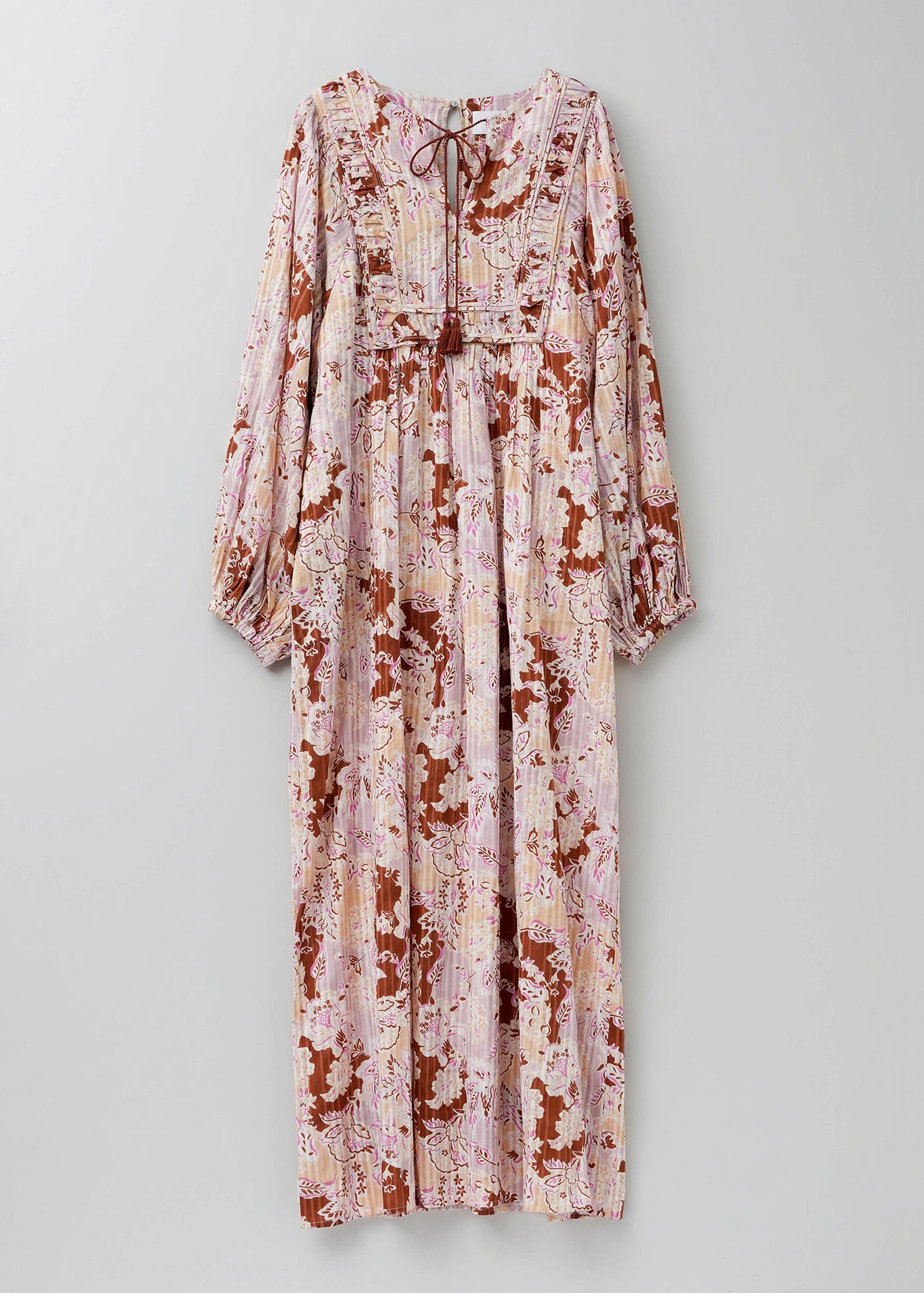 【5月上旬お届け予定】Cotton Bohemian Flower Print Dress