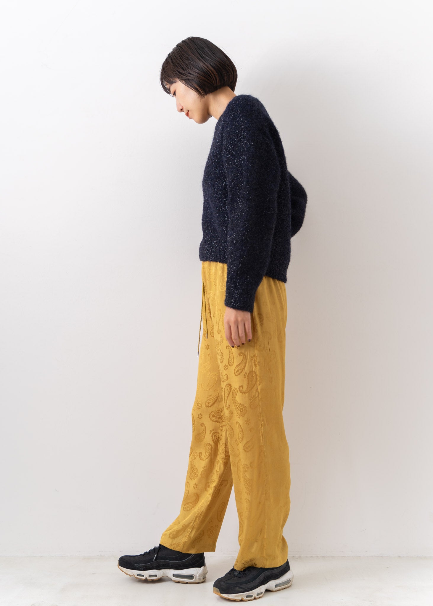 Rayon Jacquard Relax Pants