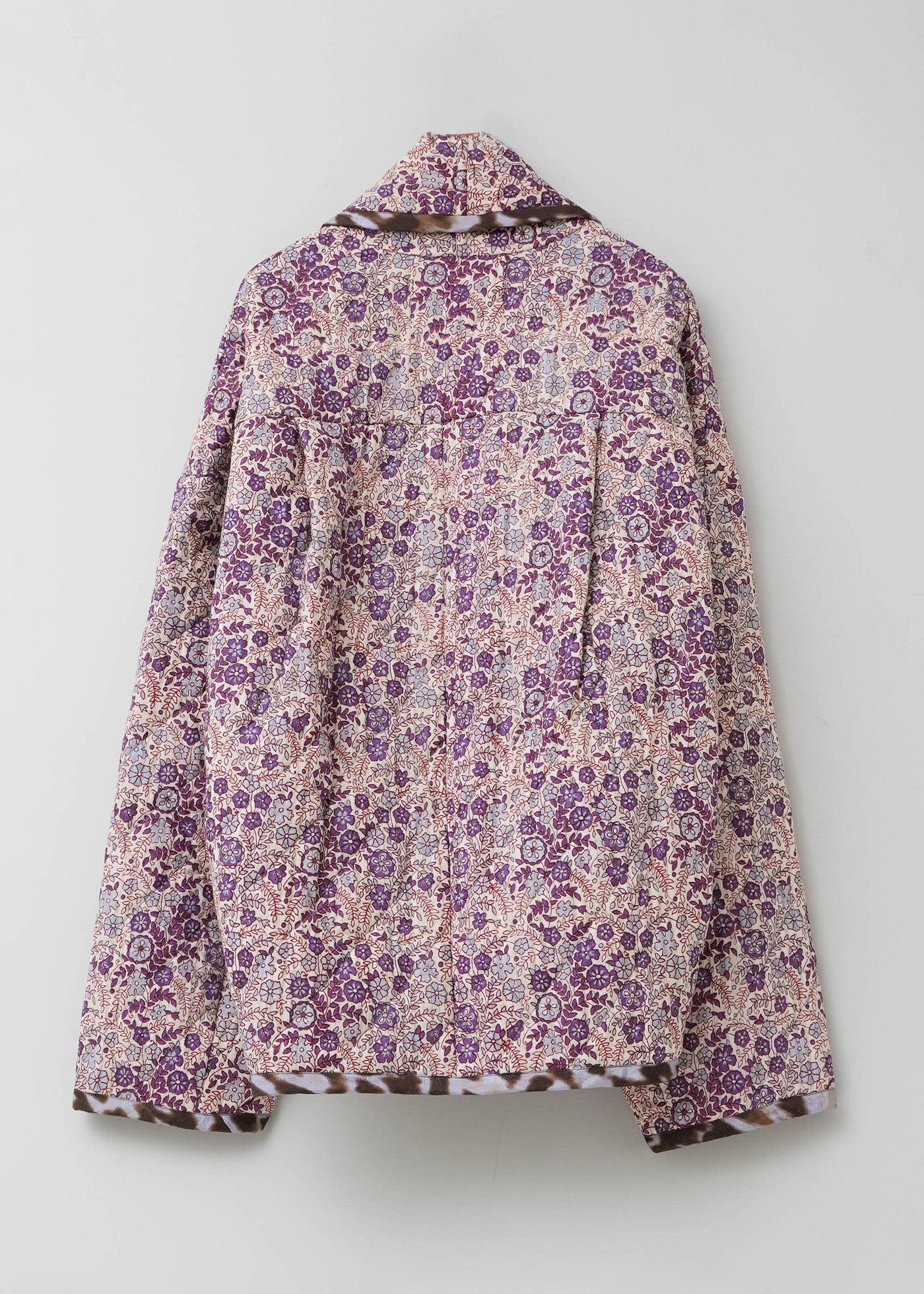 Cotton Jacquard Flower Print Jacket