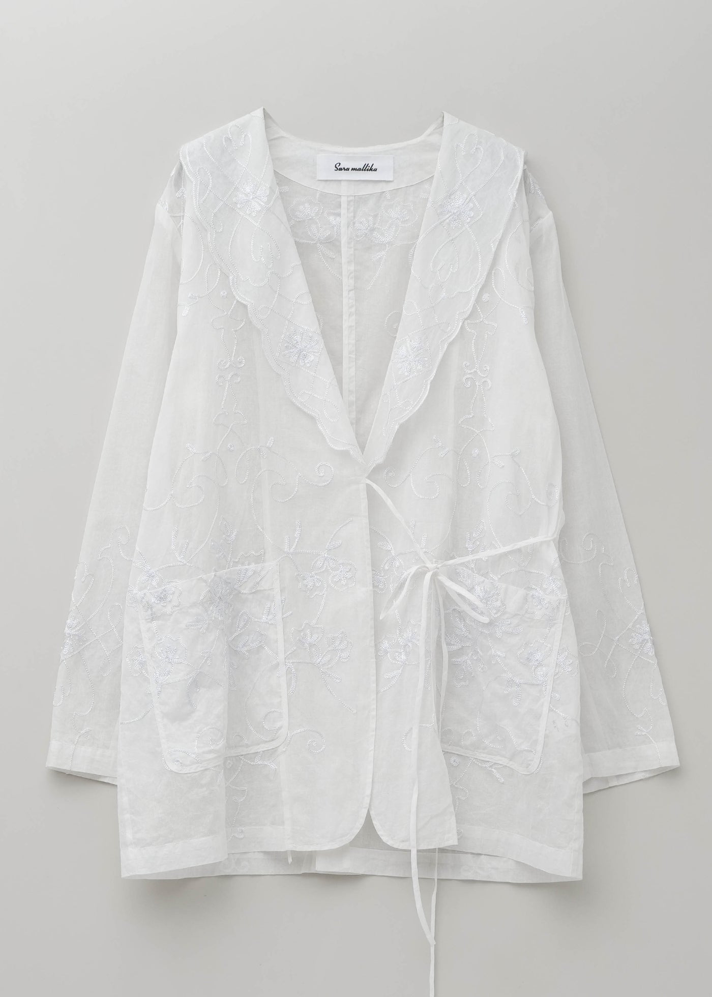 Organza Aari Embroidery Jacket