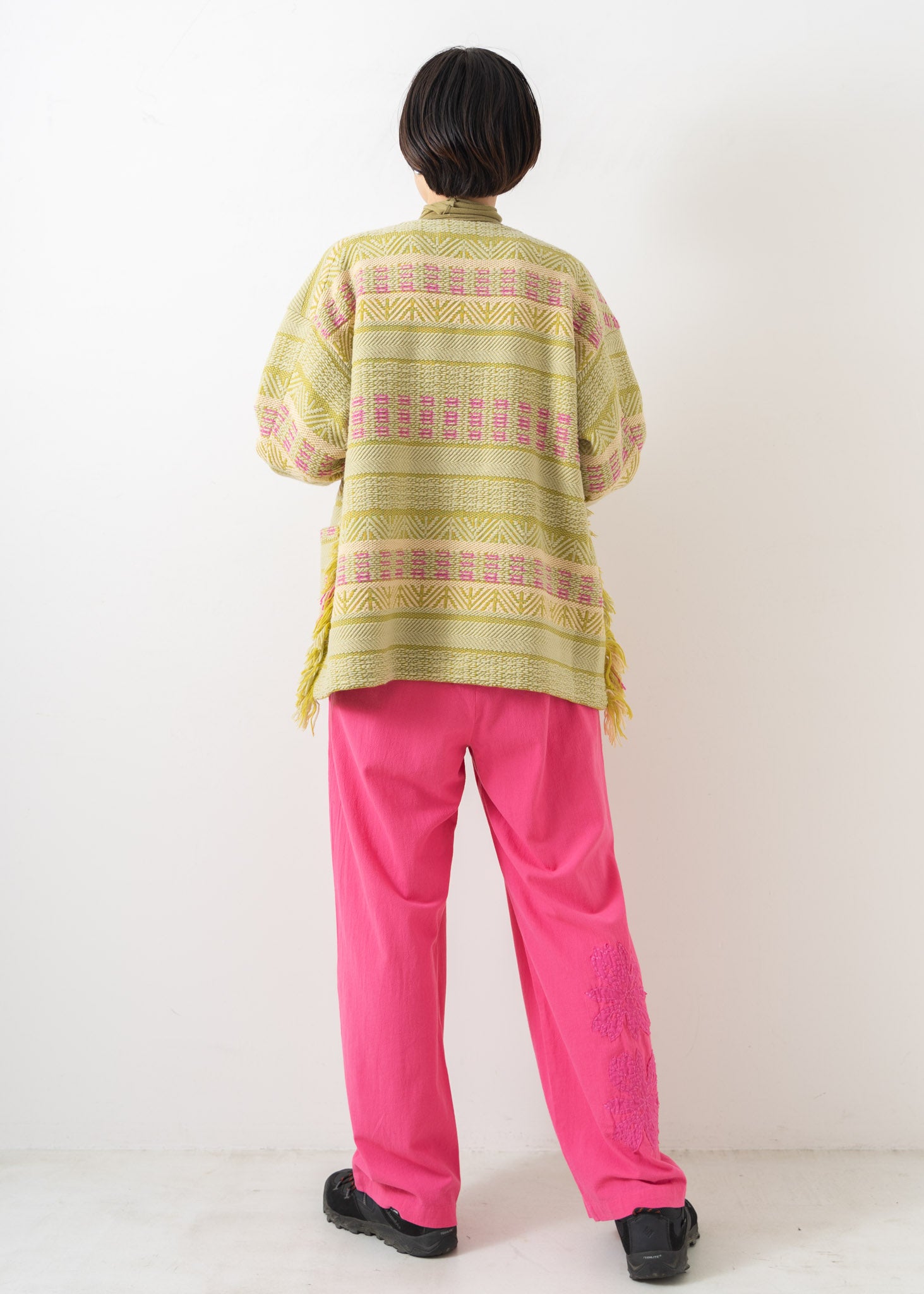 Border Fringe Cardigan