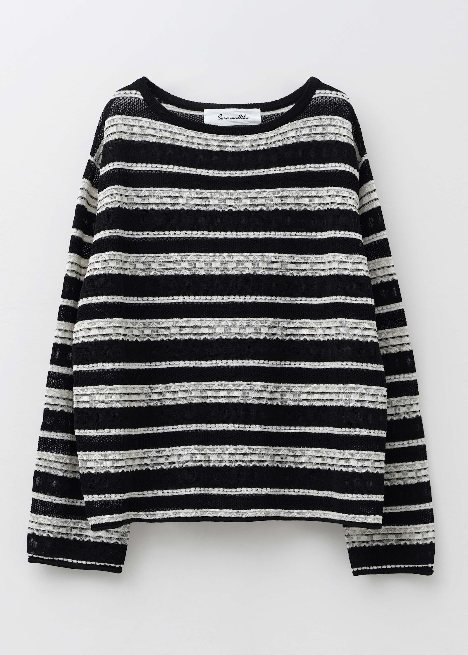 【8/19 10時発売】Border Pattern Knit Top
