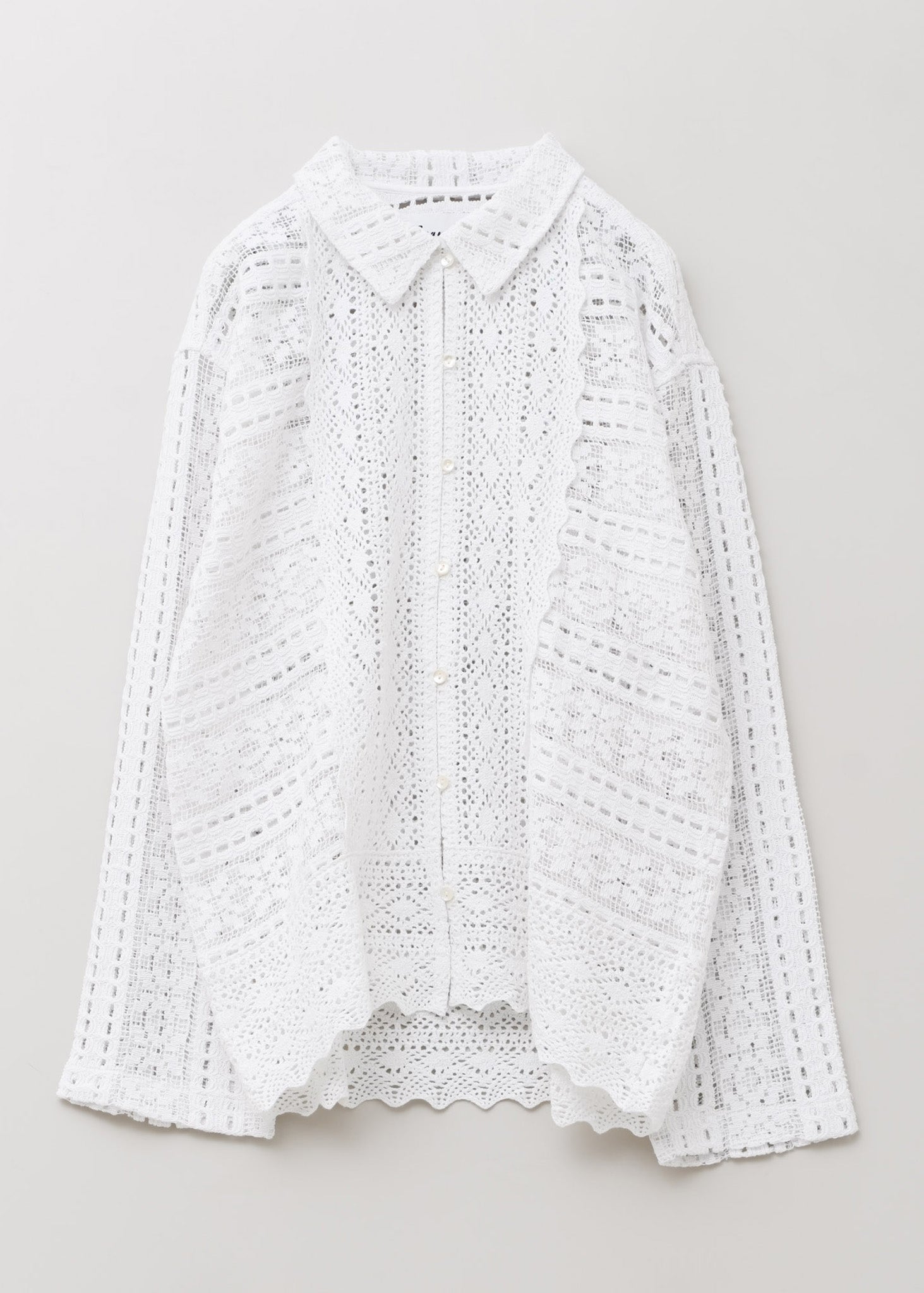 Cotton Border Lace Top