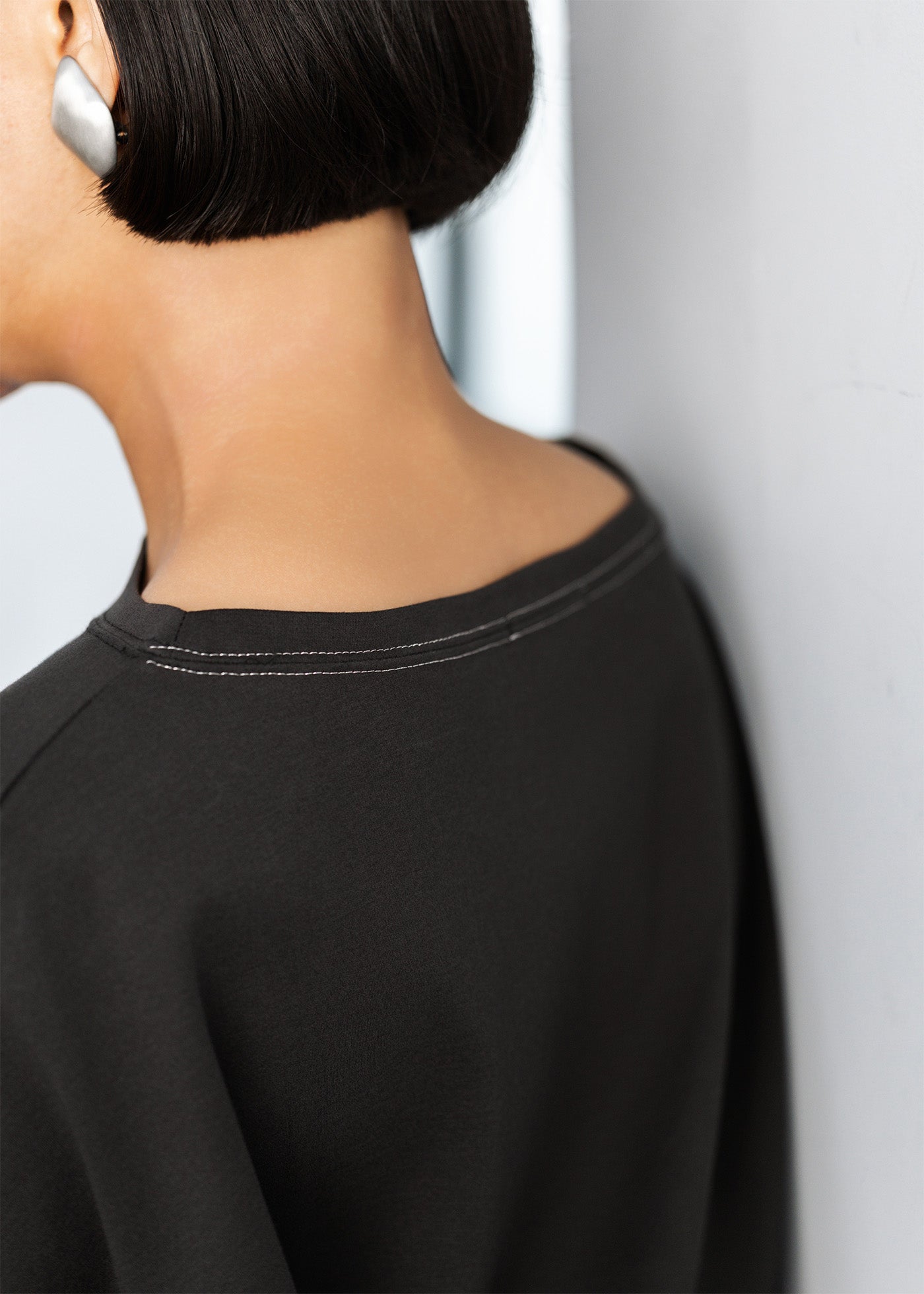 【6月上旬お届け予定】Ponte Boat Neck Half Sleeve Top