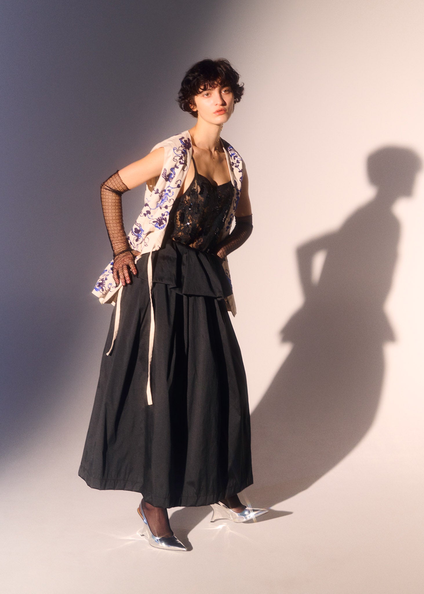 Srideri Frill Waist Skirt