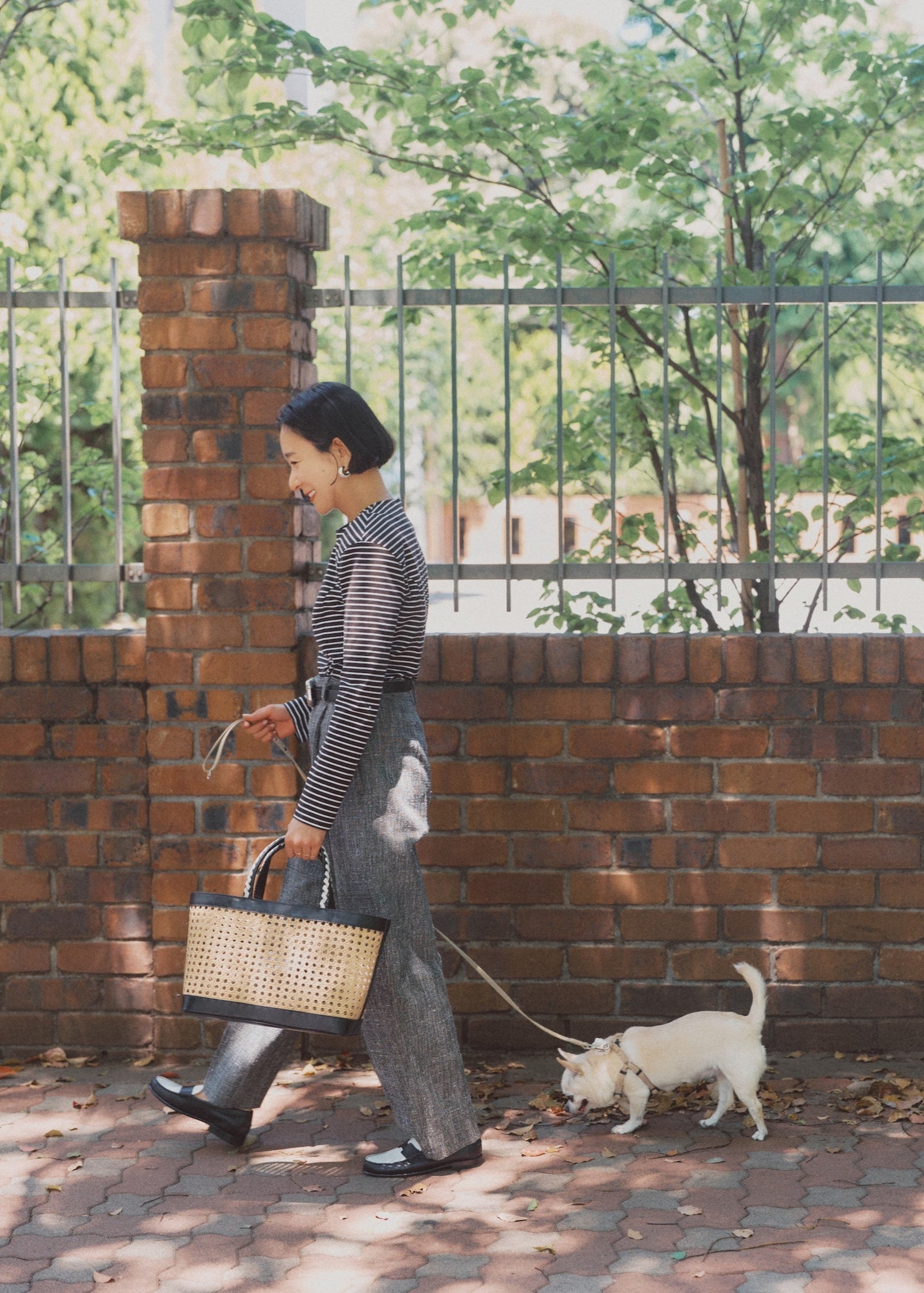 Leather Combi Basket