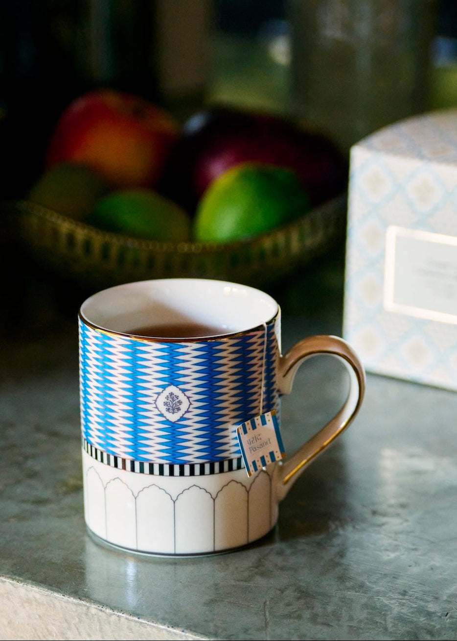 Eriko Kawakami × Pasand Home Blue City Tea Mug