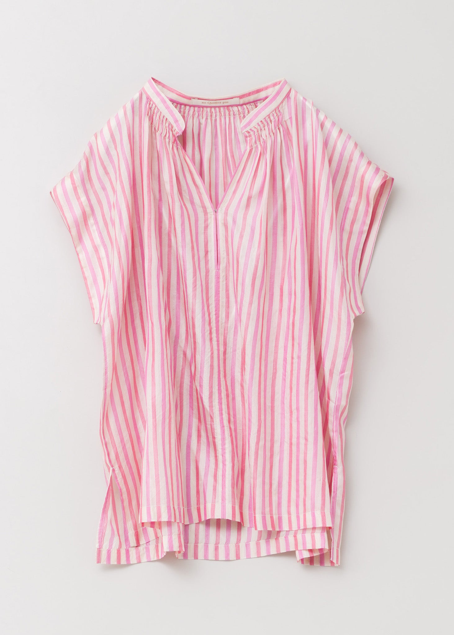 Hand Woven Silk French Sleeve Shirts