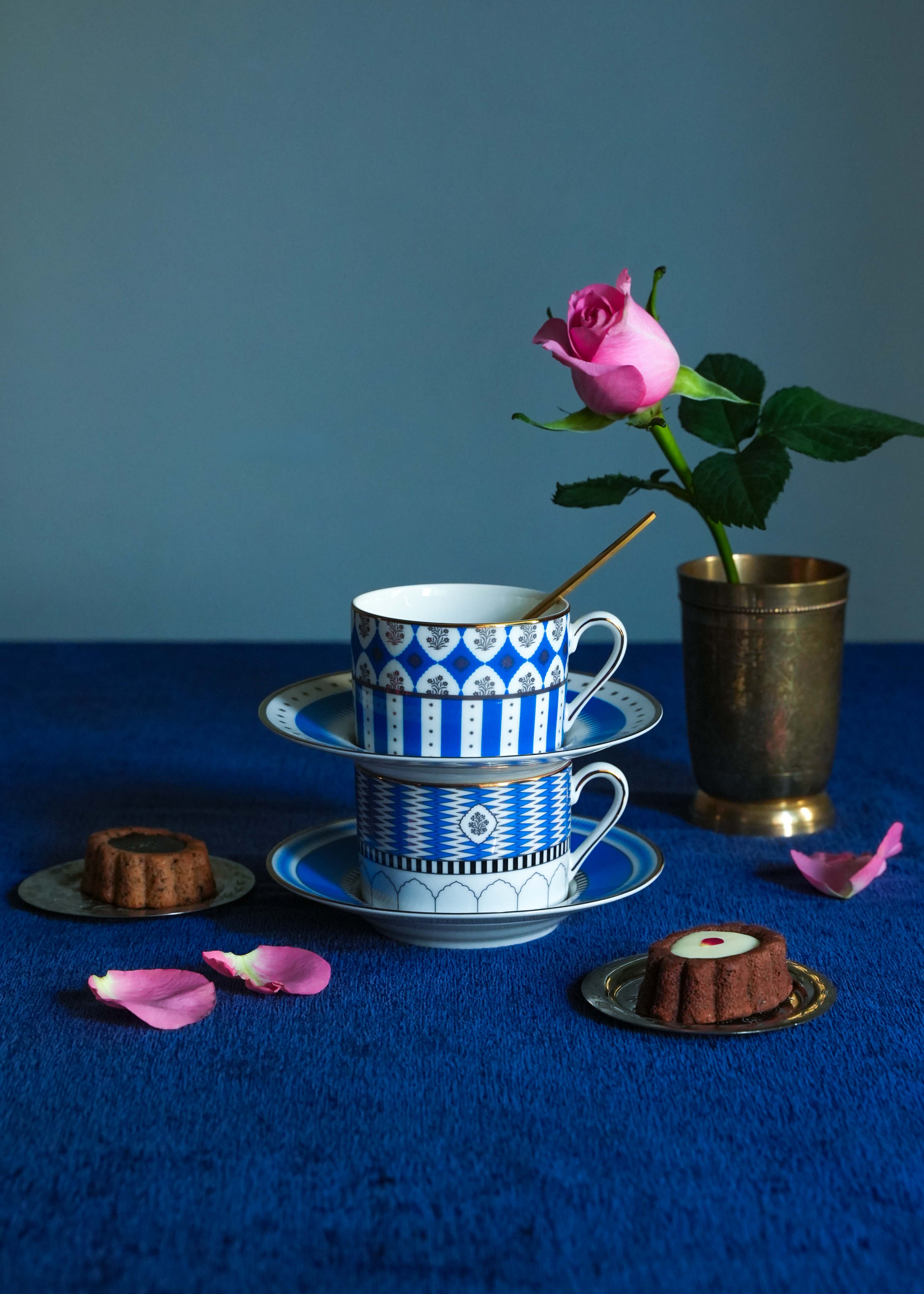【4/1 10時発売】Blue Tea Time Set - Tigre & Cup and Saucer