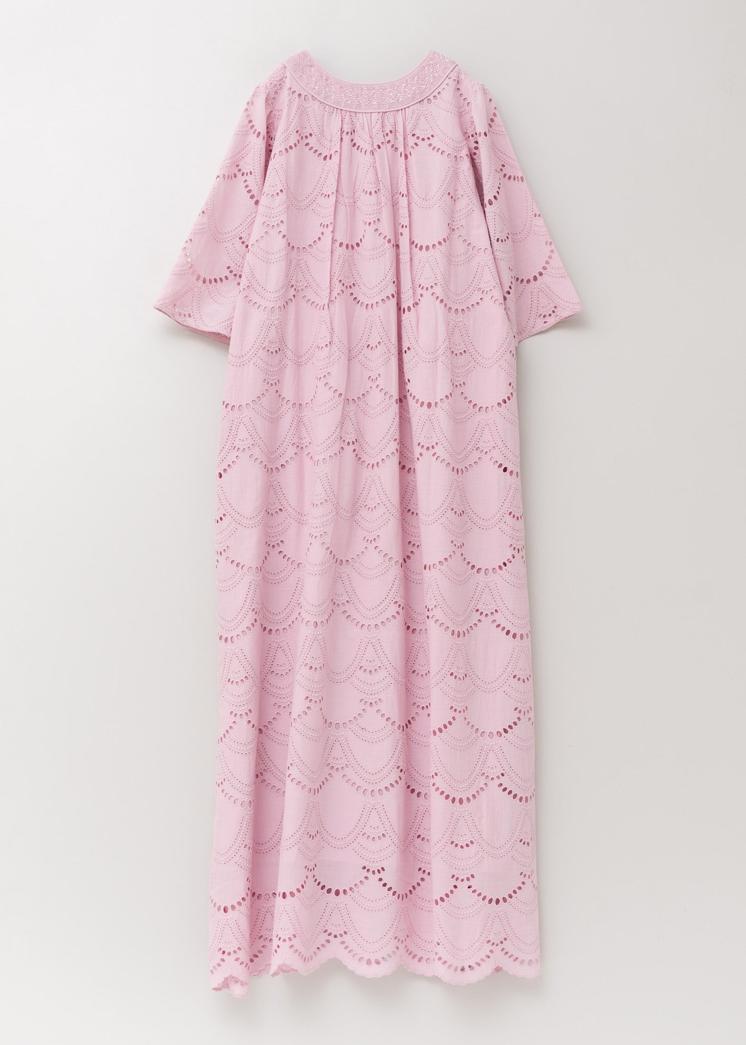 Cotton Voile Dot Hemla Dress