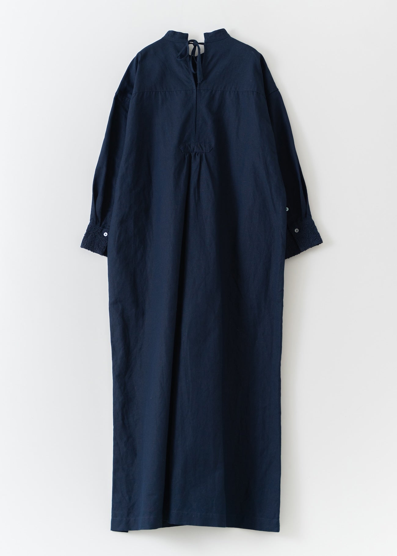 Heavy Linen Code Emb Shirts Dress