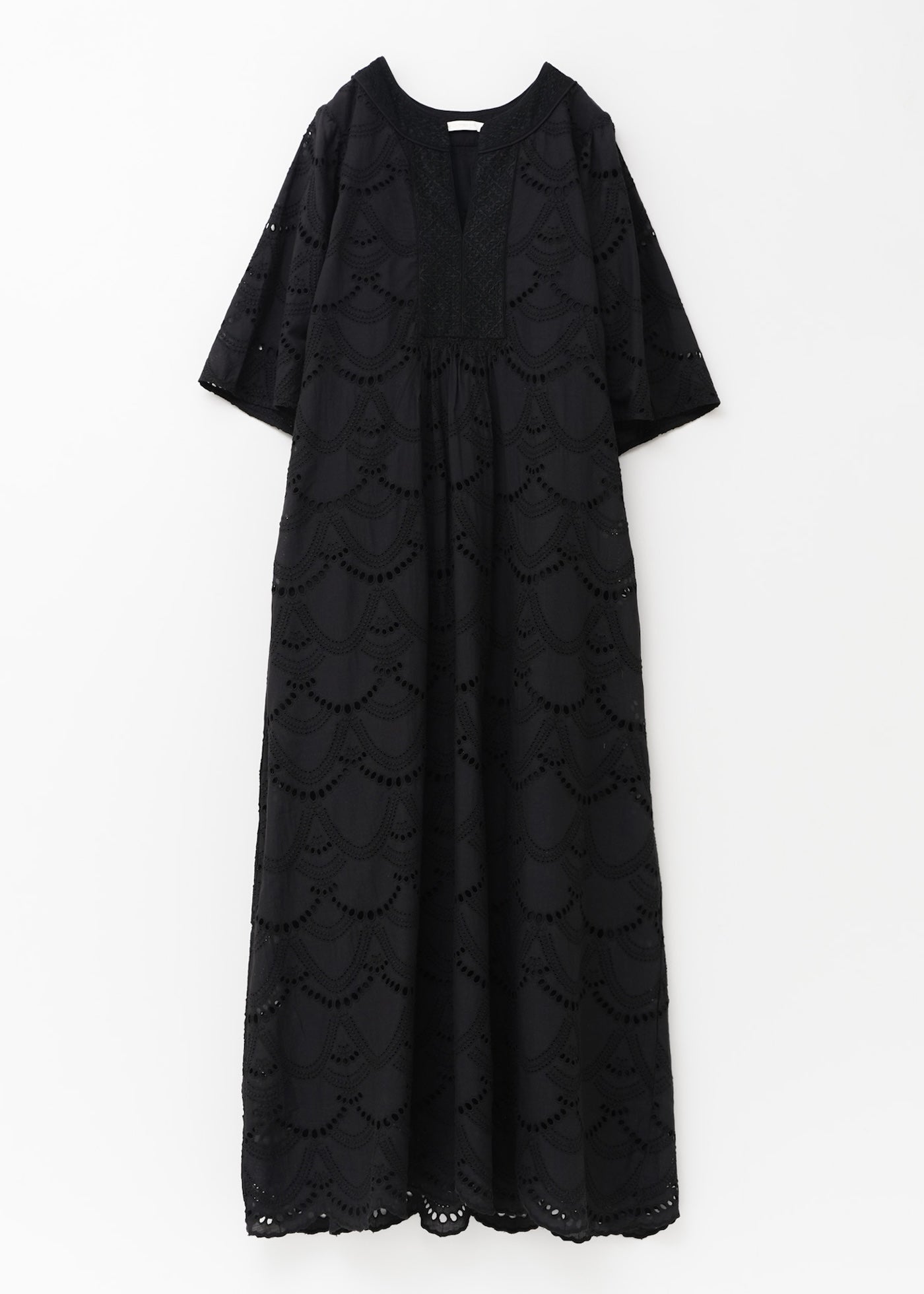 Cotton Voile Dot Hemla Dress