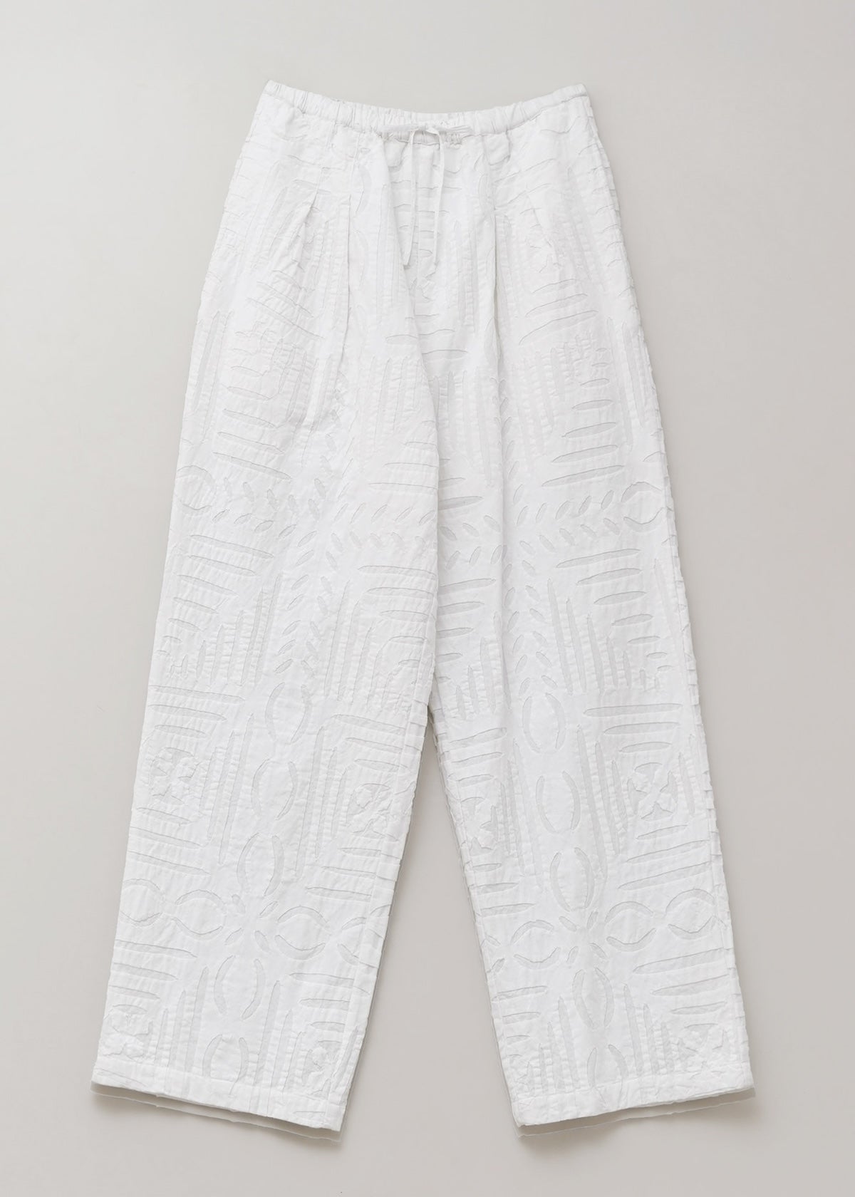 Cotton Applique Cutwork Pants