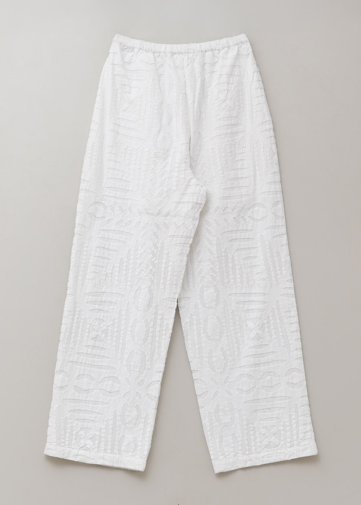 Cotton Applique Cutwork Pants