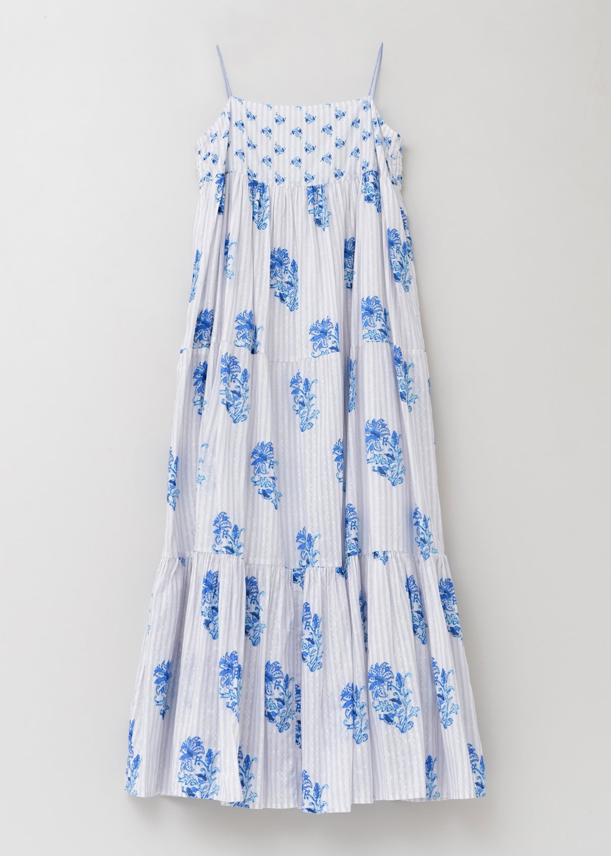 Delivery scheduled for mid-May] Cotton Jacquard Lily Print Cami 
