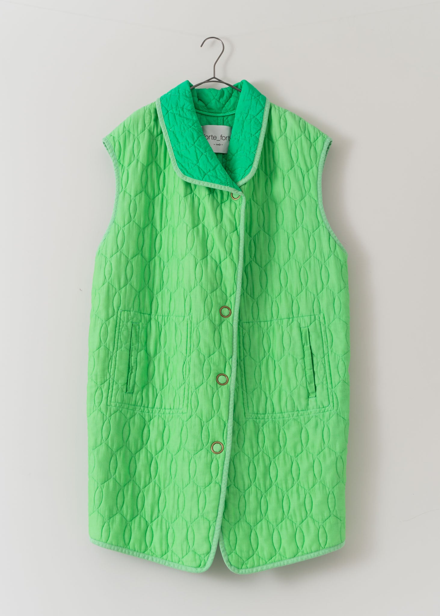 forte_forte Sleeveless Reversible Coat