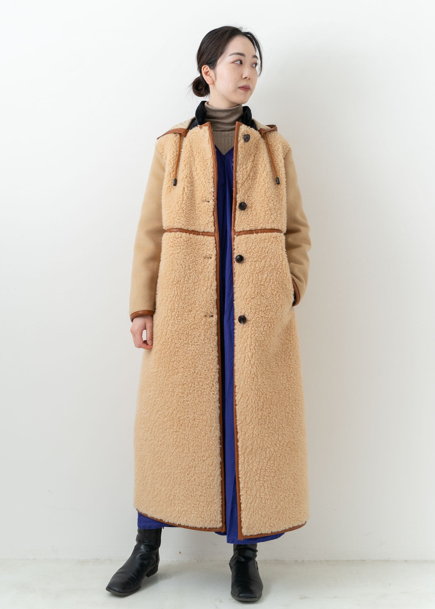 forte_forte Eco Fur Long Coat