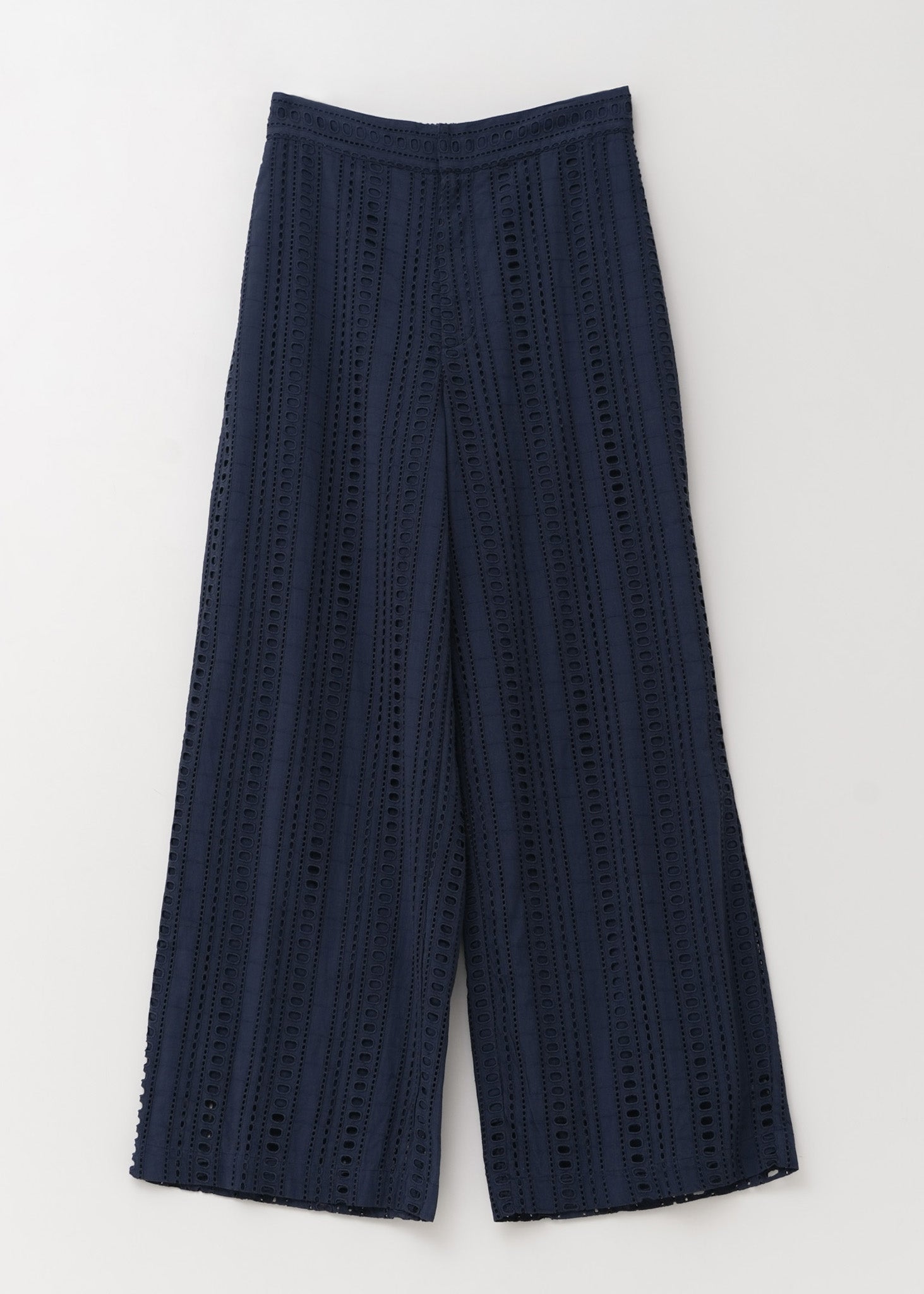 Stripe Cutwork Pants